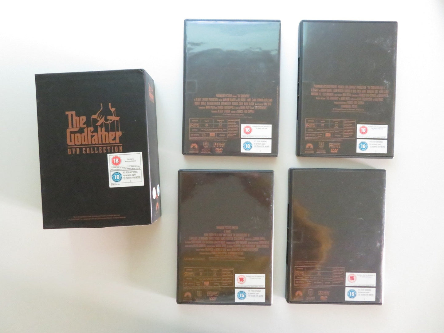 THE GODFATHER DVD COLLECTION (DVD BOXSET) AL PACINO MARLON BRANDO 1972 REGION 2 Movie posters