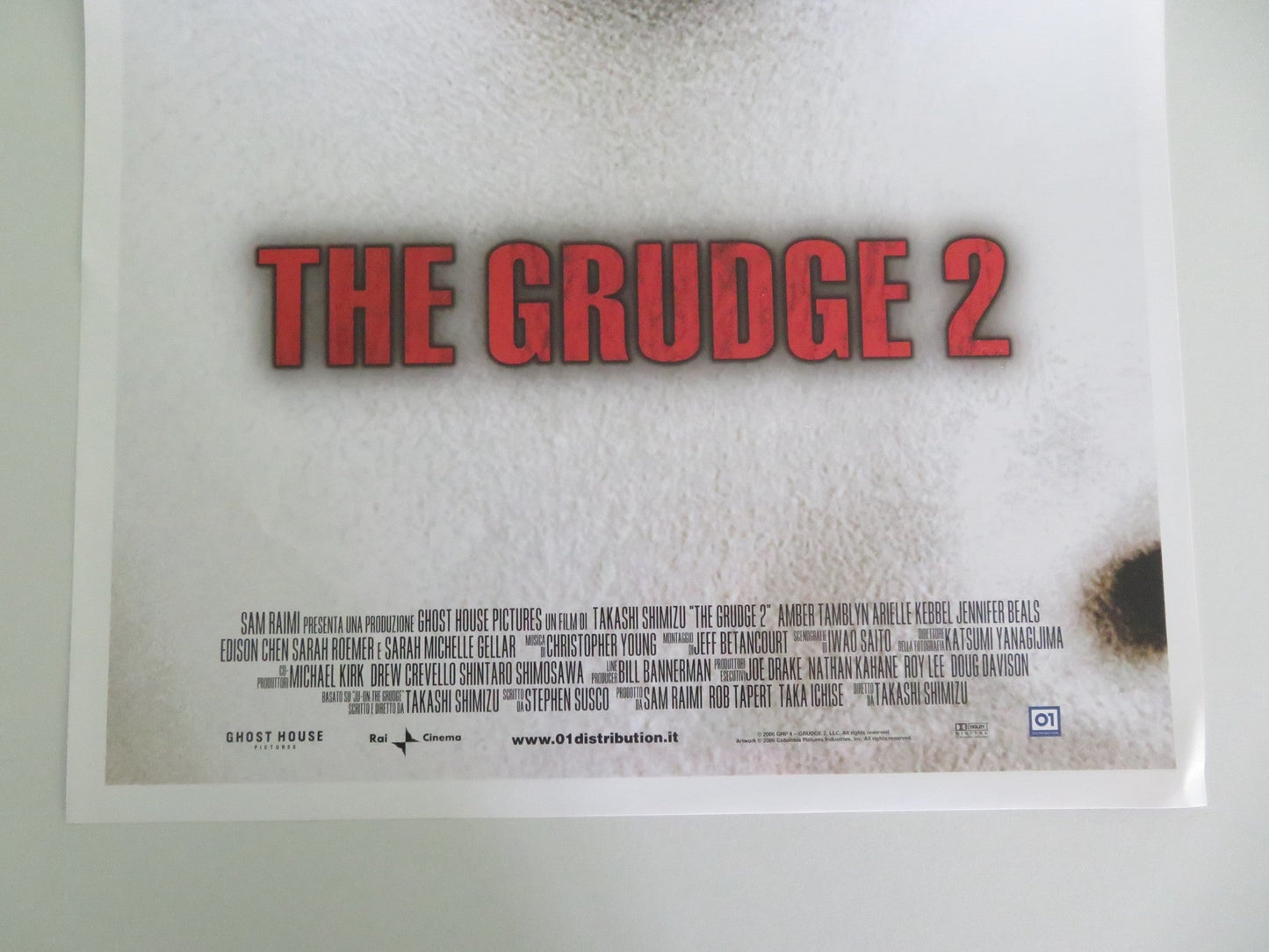 The Grudge 2 Italian Locandina Poster Sarah Michelle Gellar Amber Tamblyn 2006 Movie posters