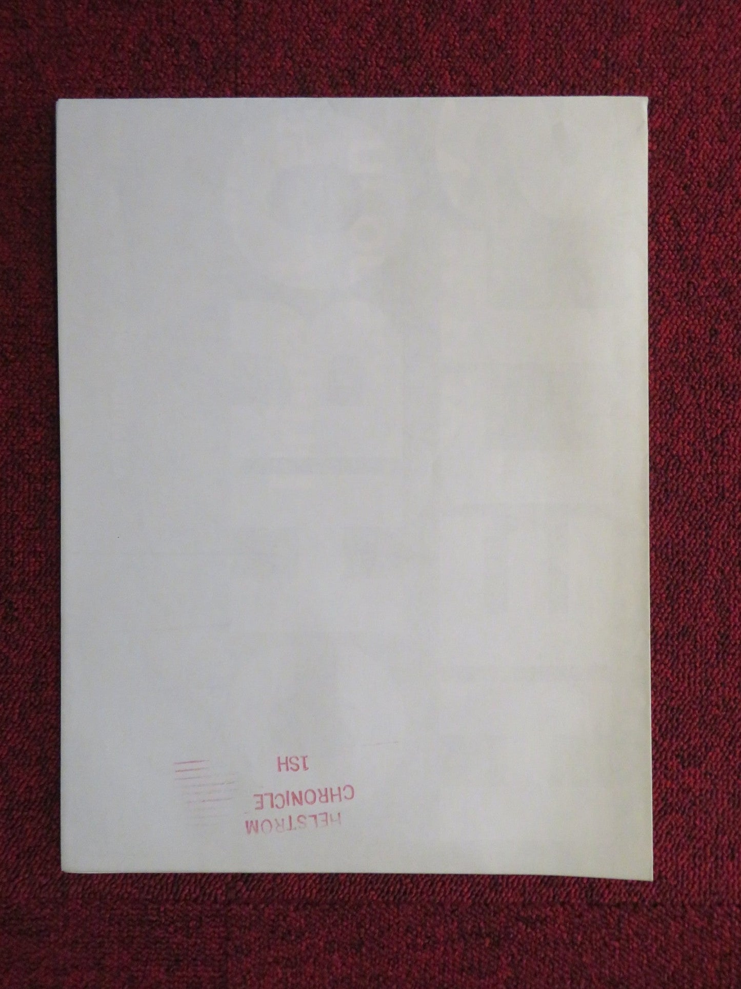 THE HELLSTROM CHRONICLE FOLDED US ONE SHEET POSTER LAWRENCE PRESSMAN 1971 Rendezvous Cinema Movie posters