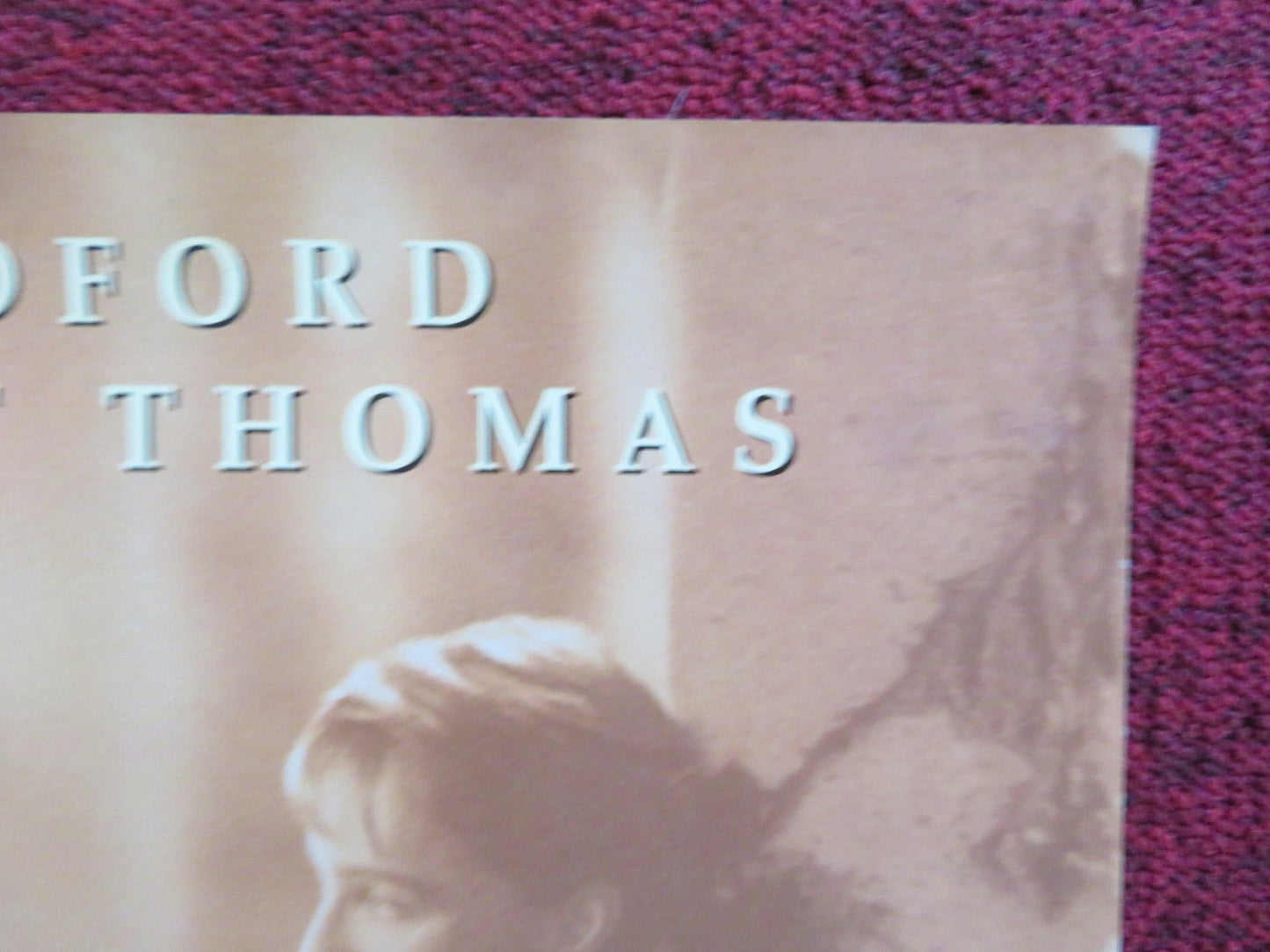 THE HORSE WHISPERER VHS VIDEO POSTER ROBERT REDFORD KRISTIN SCOTT THOMAS 1998 Rendezvous Cinema Movie posters