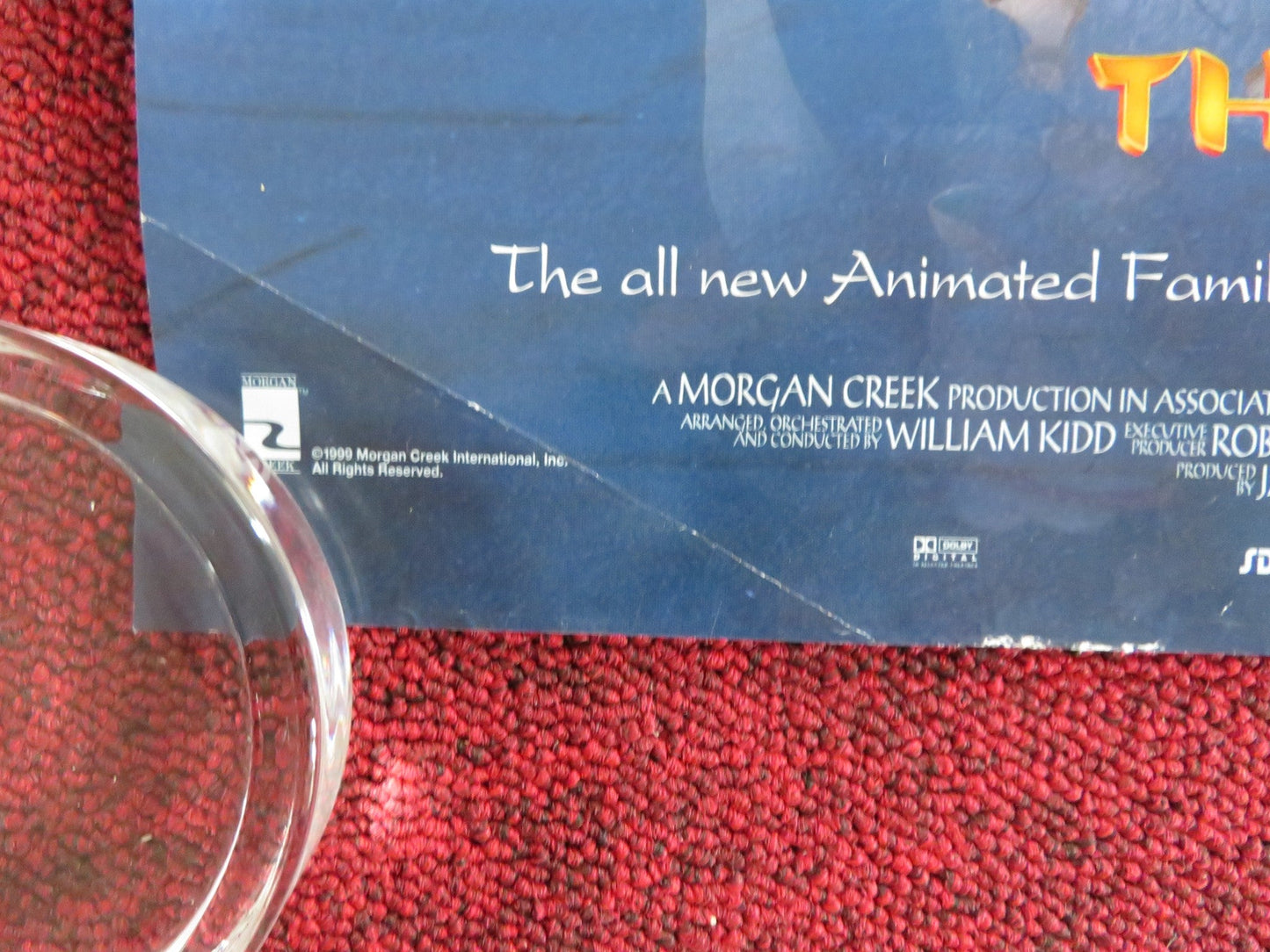 THE KING AND I UK MINI QUAD POSTER MIRANDA RICHARDSON MARTIN VIDNOVIC 1999 Rendezvous Cinema Movie posters