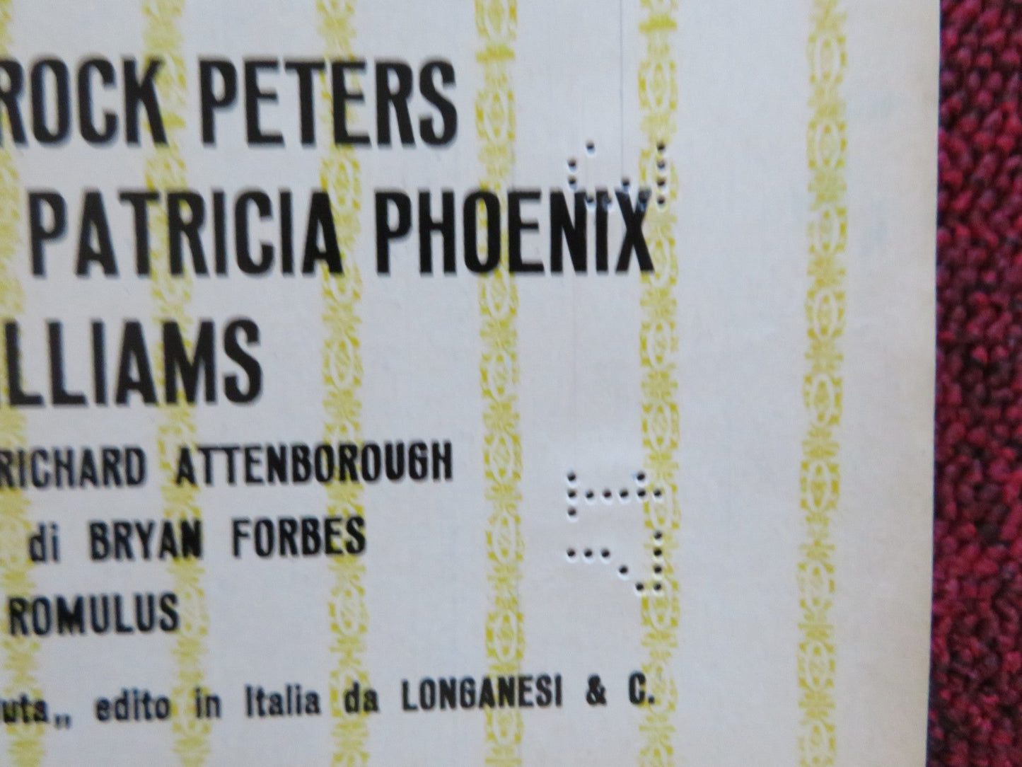 THE L - SHAPED ROOM - C ITALIAN FOTOBUSTA POSTER LESLIE CARON TOM BELL 1962 Rendezvous Cinema Movie posters