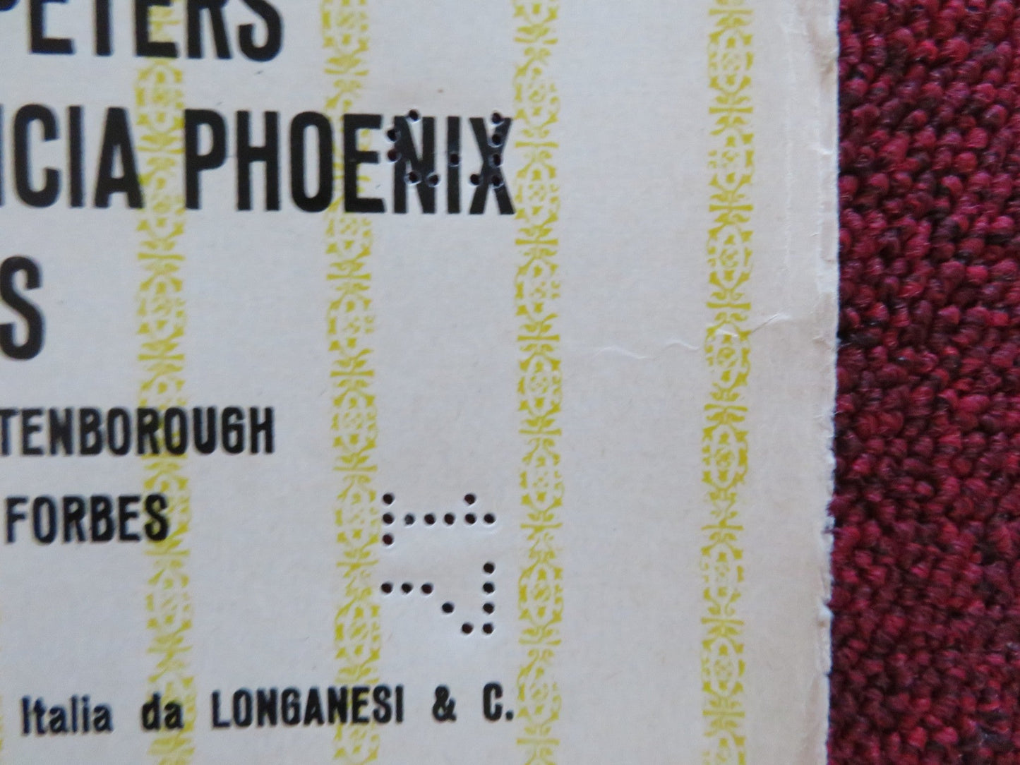 THE L - SHAPED ROOM - J ITALIAN FOTOBUSTA POSTER LESLIE CARON TOM BELL 1962 Rendezvous Cinema Movie posters