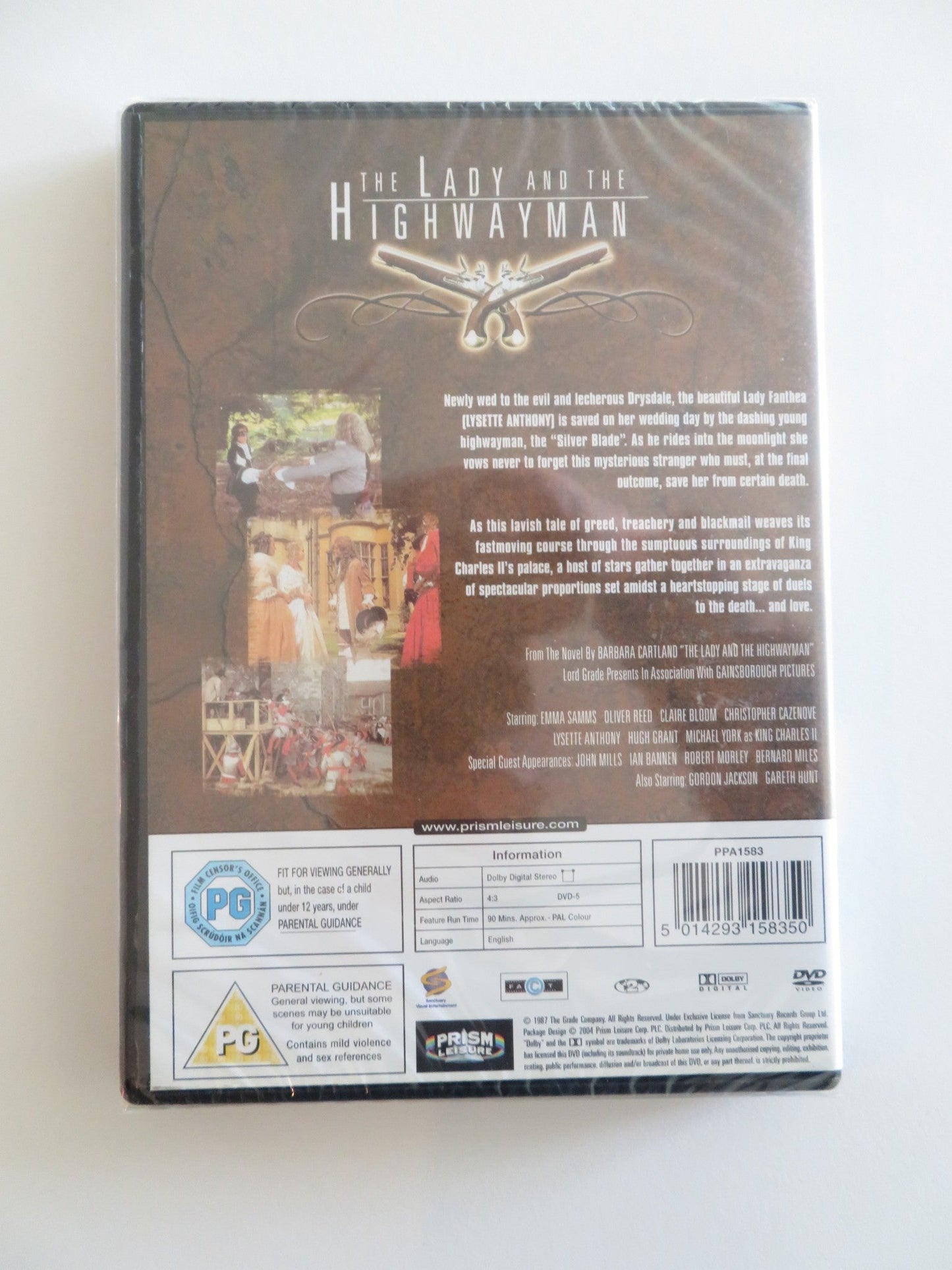 THE LADY AND THE HIGHWAYMAN (DVD) HUGH GRANT OLIVER REED 1988 REGION 2 Rendezvous Cinema Movie posters