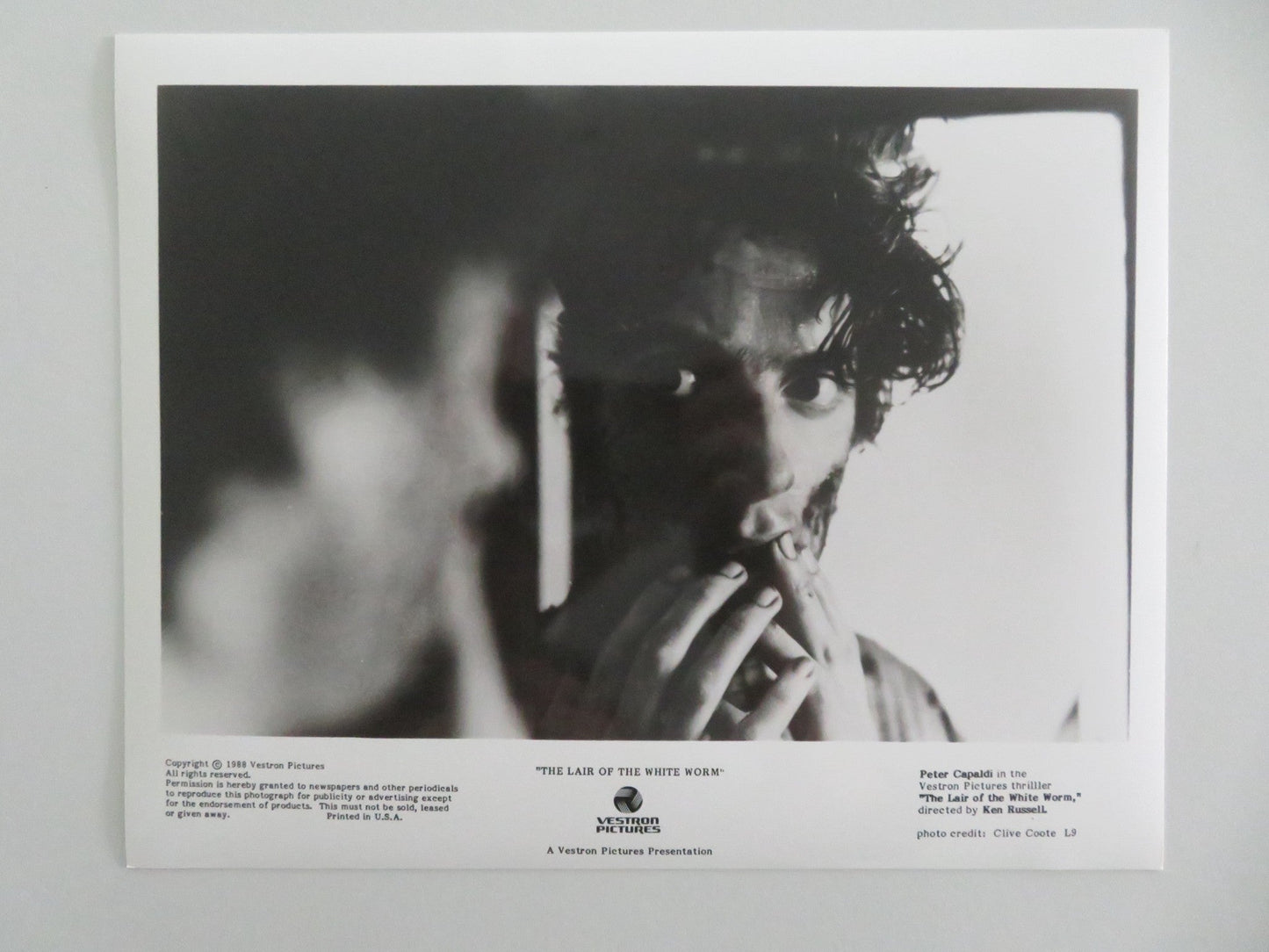 THE LAIR OF THE WHITE WORM MOVIE STILL PHOTO LOT OF 9 HUGH GRANT A. DONOHOE 1988 - Rendezvous Cinema