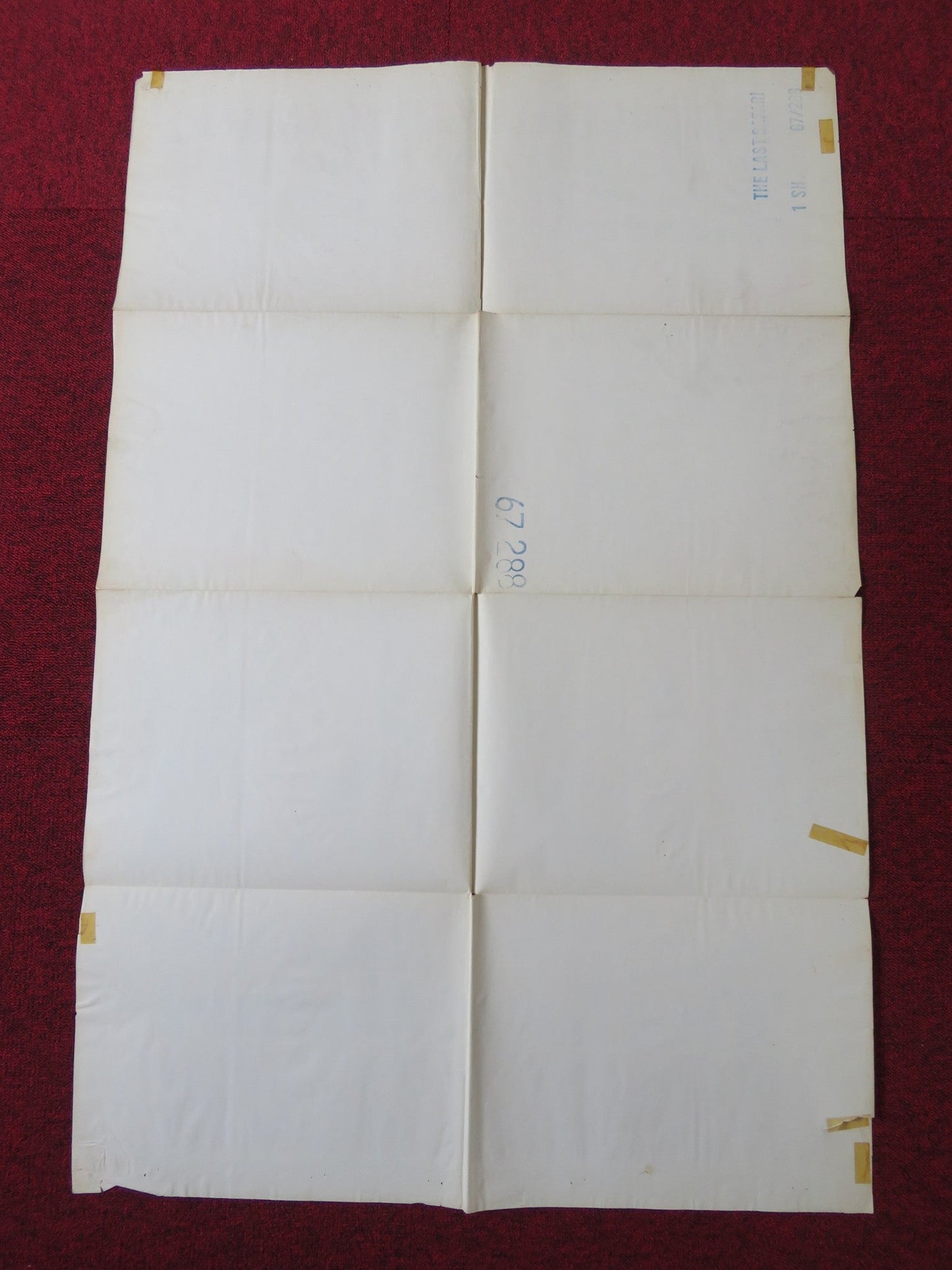 THE LAST SAFARI FOLDED US ONE SHEET POSTER KAS GARAS STEWART GRANGER 1967 Rendezvous Cinema Movie posters