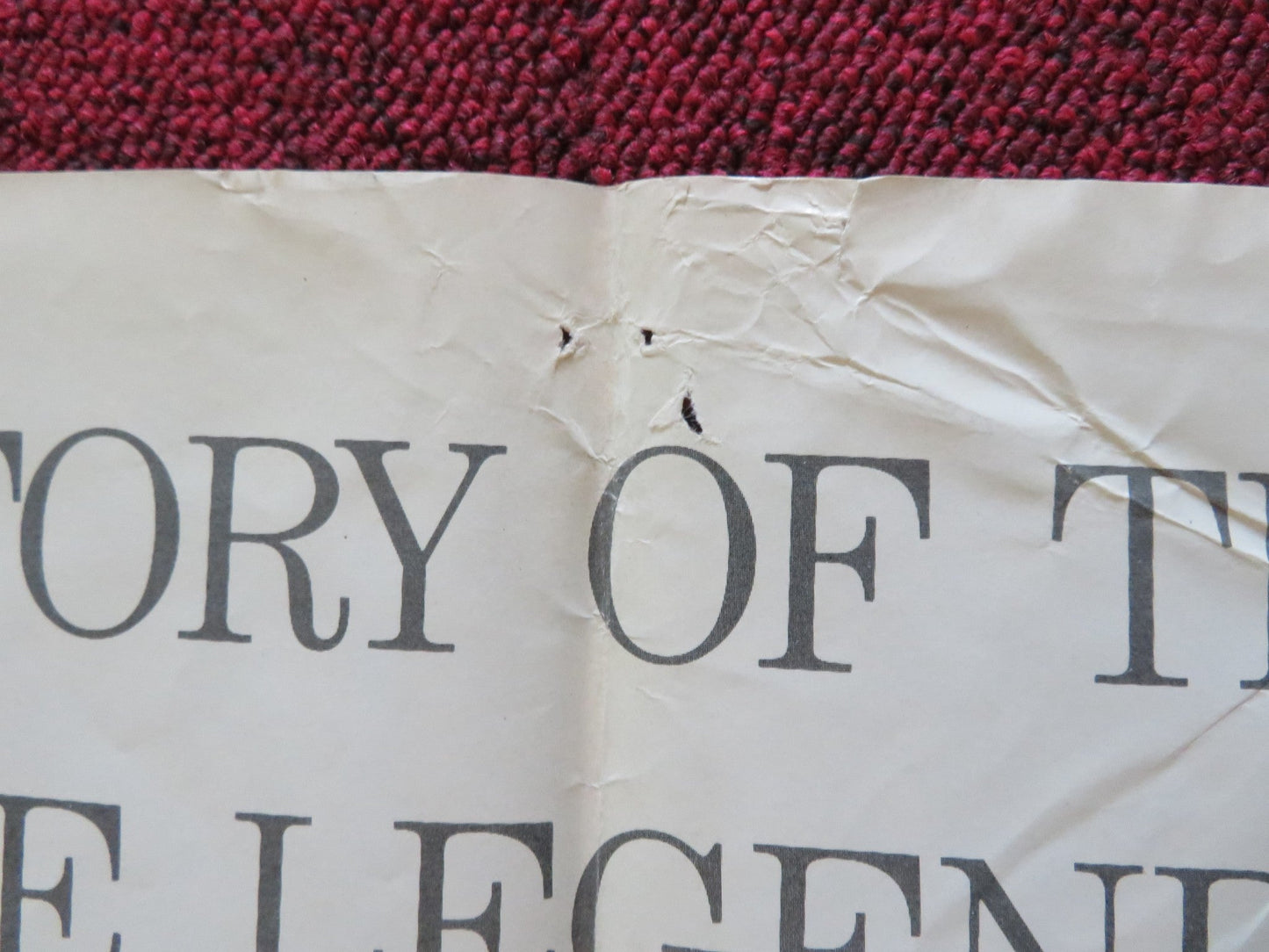 THE LEGEND OF THE LONE RANGER FOLDED US ONE SHEET POSTER KLINTON SPILSBURY 1981 Movie posters