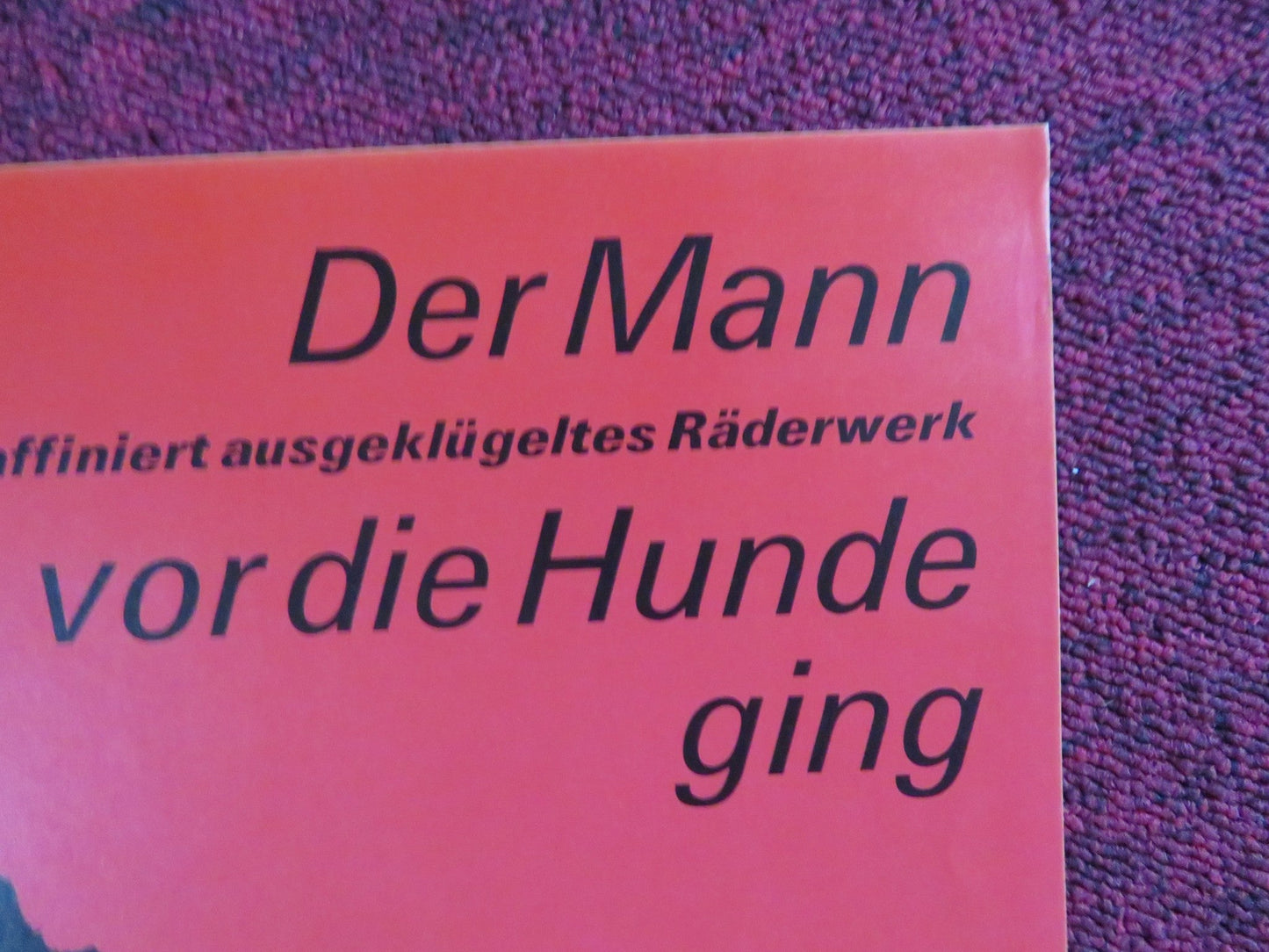 THE LOOKING GLASS WAR GERMAN A1 POSTER FOLDED CHRISTOPHER JONES 1970 Rendezvous Cinema Movie posters