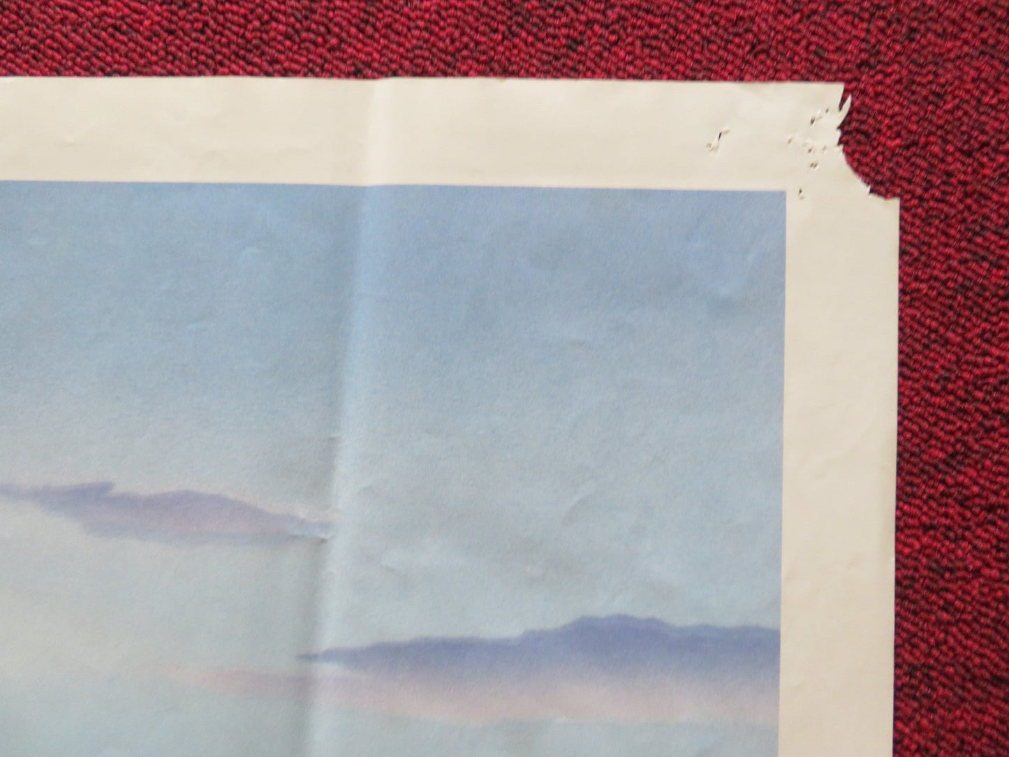 THE MAN FROM SNOWY RIVER FOLDED US ONE SHEET POSTER KIRK DOUGLAS T. DONOVAN 1982 Rendezvous Cinema Movie posters