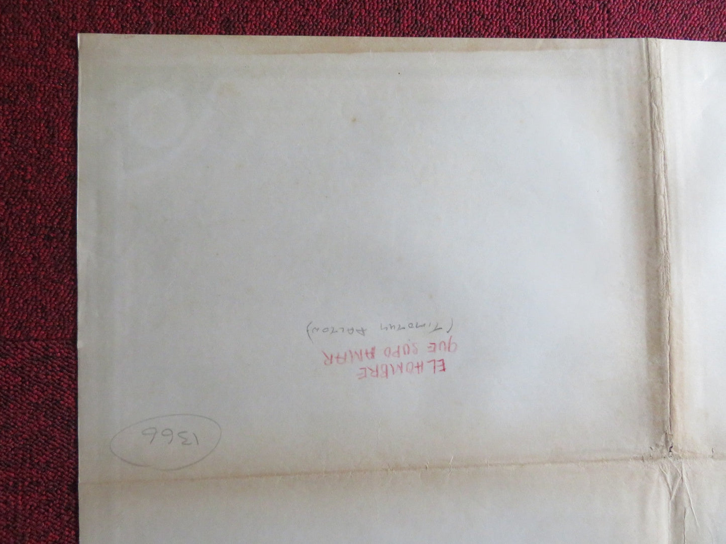 THE MAN WHO KNEW LOVE SPANISH POSTER ROLLED TIMOTHY DALTON FERRANDIS 1976 Rendezvous Cinema Movie posters