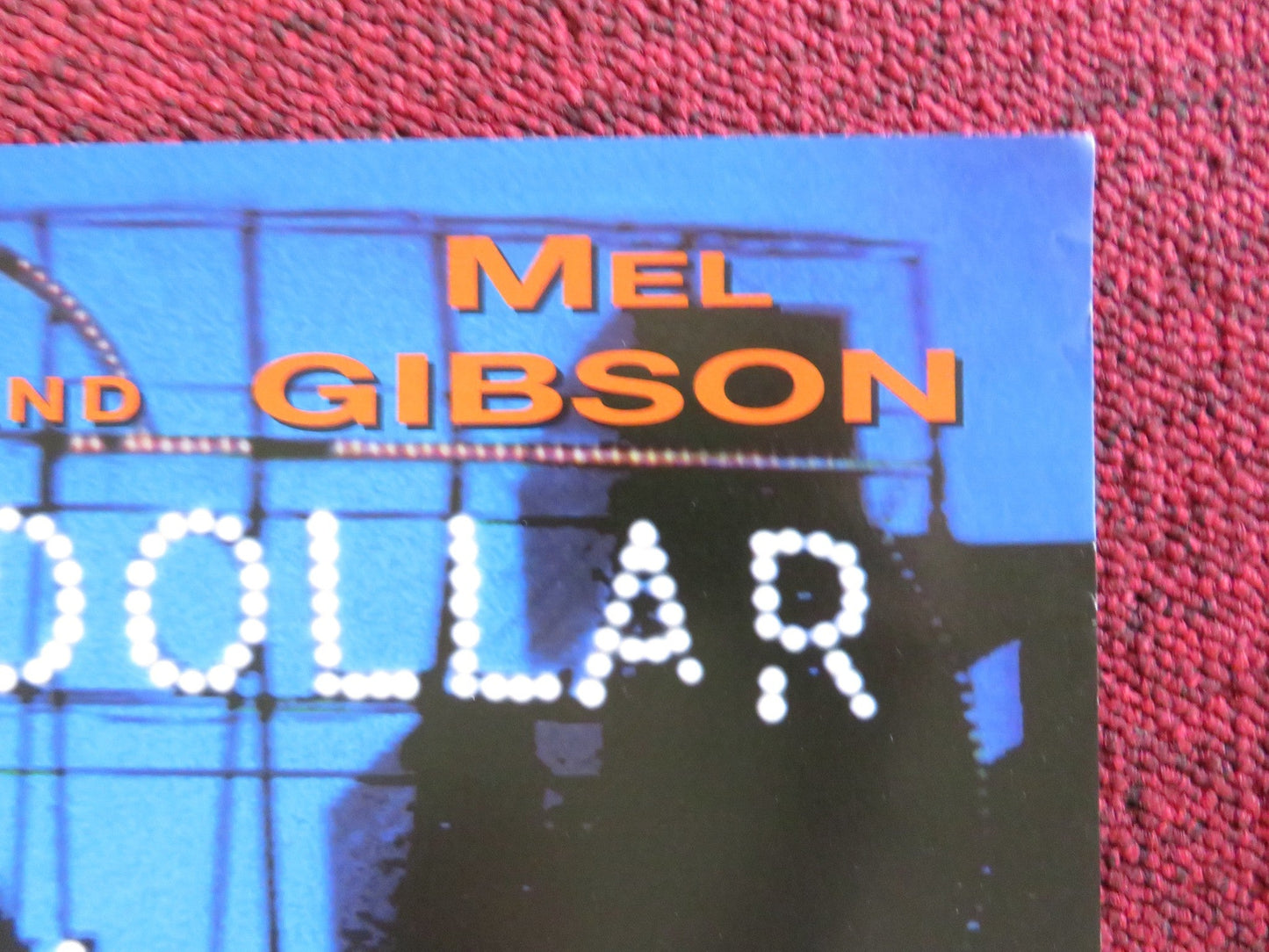 THE MILLION DOLLAR HOTEL VHS VIDEO POSTER MEL GIBSON MILLA JOVOVICH 2000 Rendezvous Cinema Movie posters