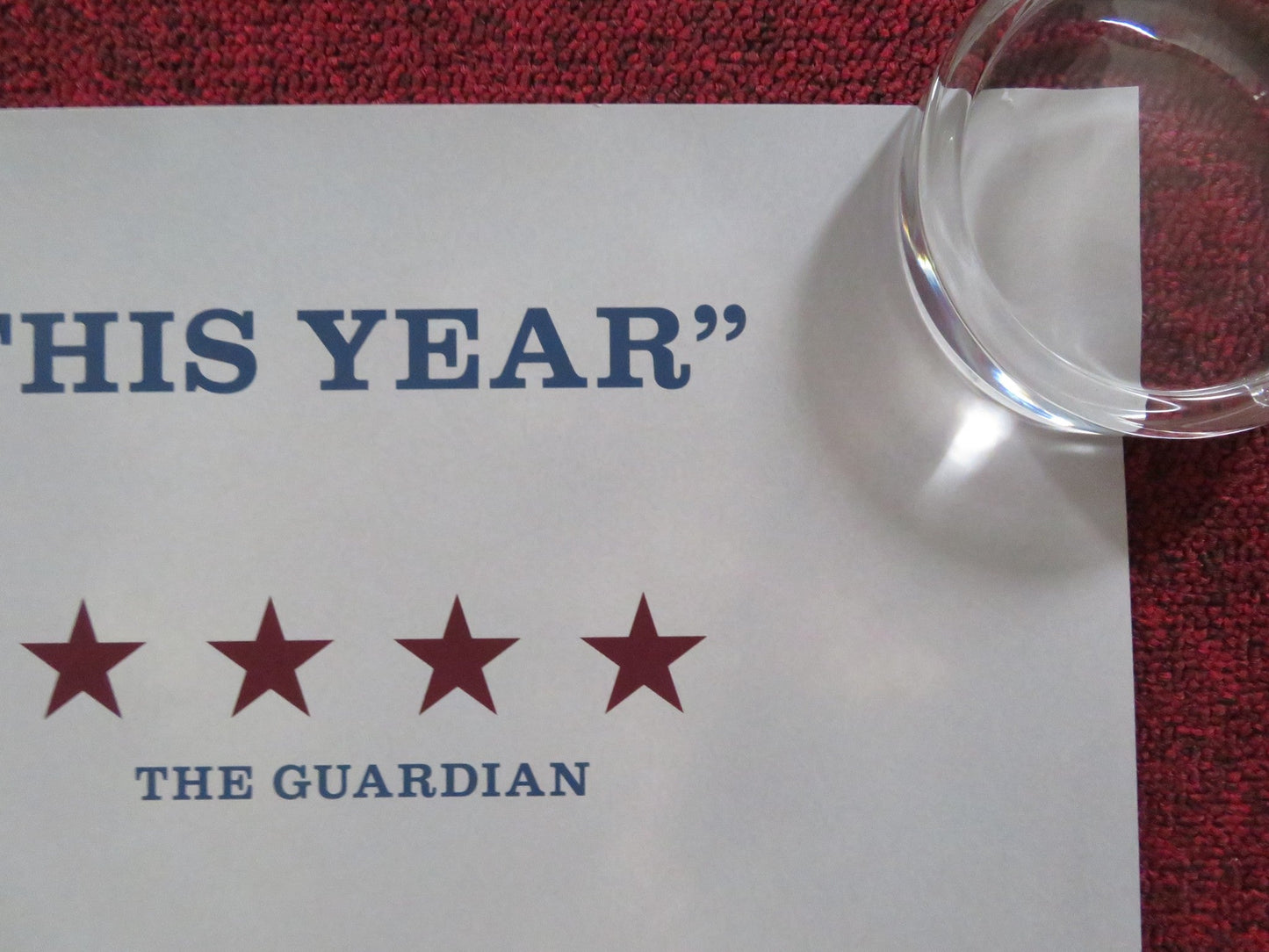 THE OLD OAK UK QUAD ROLLED POSTER KEN LOACH DAVE TURNER 2023 Rendezvous Cinema Movie posters