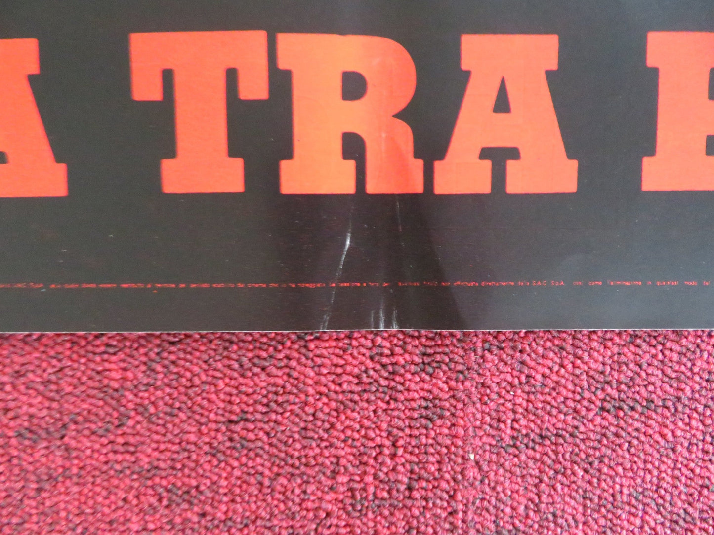 THE POLICE WAR - C ITALIAN FOTOBUSTA POSTER CLAUDE BRASSEUR MARLENE JOBERT 1980 Rendezvous Cinema Movie posters