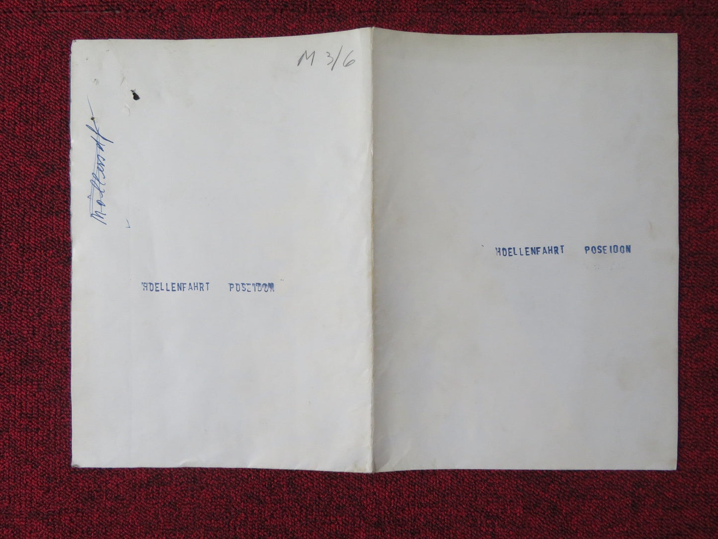 THE POSEIDON ADVENTURE GERMAN A1 POSTER FOLDED GENE HACKMAN ERNEST BORGNINE 1973 Rendezvous Cinema Movie posters