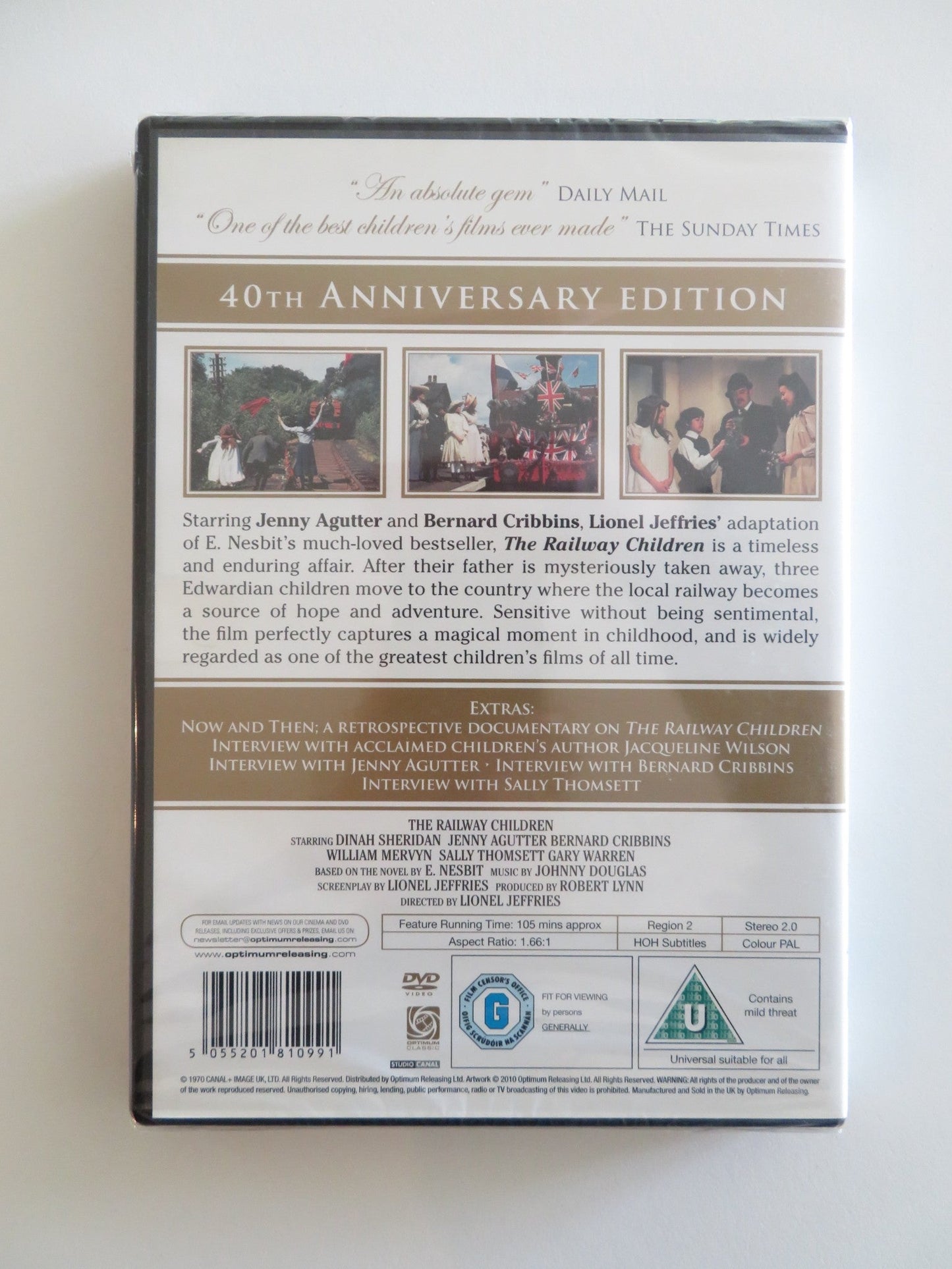THE RAILWAY CHILDREN (DVD) JENNY AGUTTER BERNARD CRIBBINS 1970 REGION 2 Rendezvous Cinema Movie posters