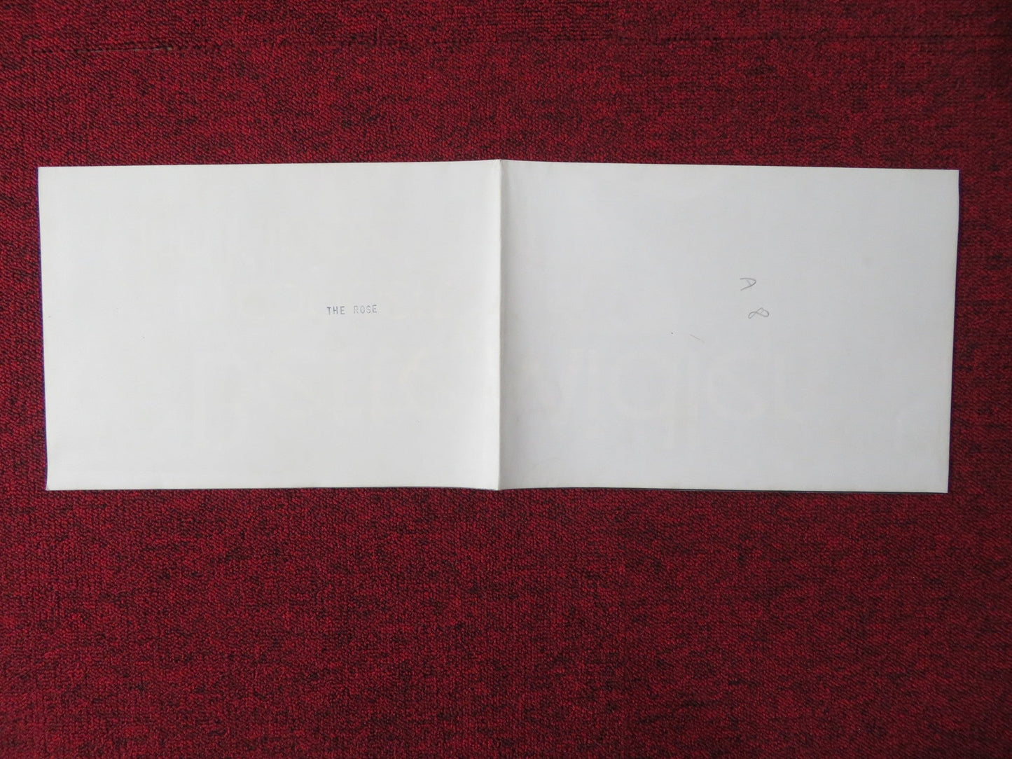 THE ROSE GERMAN A1 POSTER FOLDED BETTE MIDLER ALAN BATES 1980 Rendezvous Cinema Movie posters