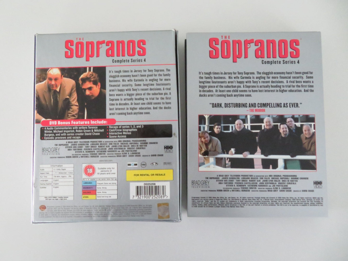 The Sopranos Complete Series 4 (DVD BoxSet) James Gandolfini 2002 Region 2 Movie posters