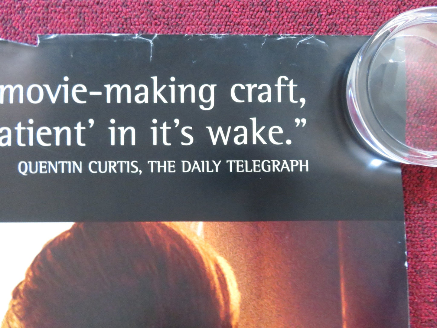 THE TALENTED MR. RIPLEY UK QUAD ROLLED POSTER MATT DAMON JUDE LAW 1999 Rendezvous Cinema Movie posters