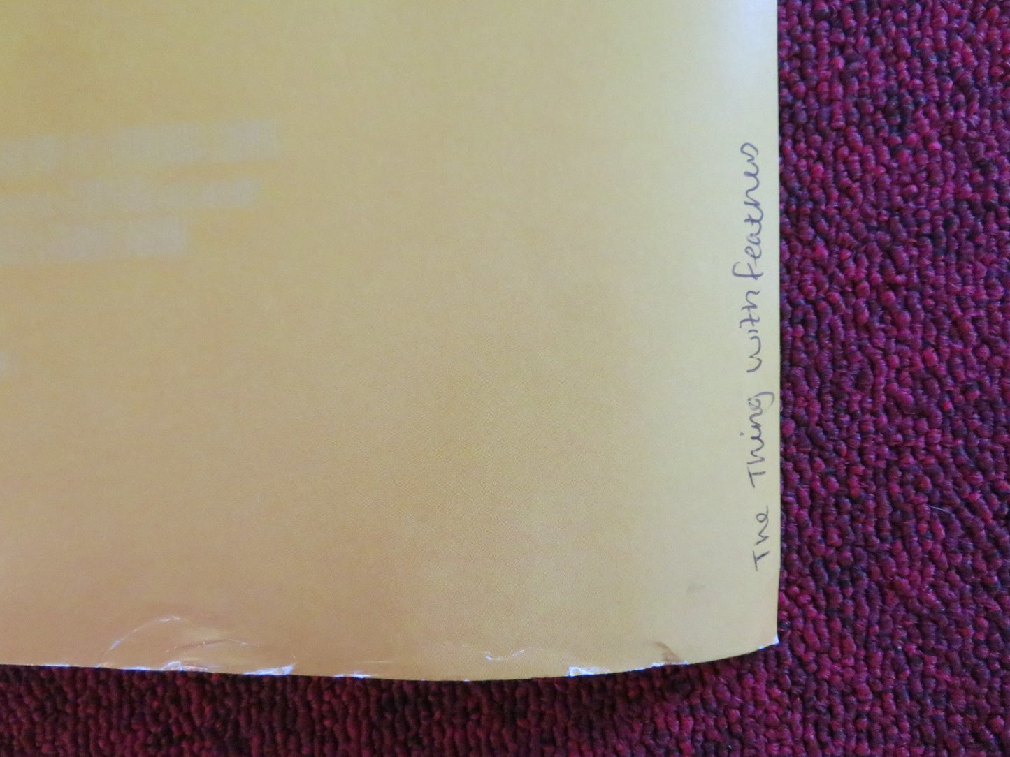 THE THING WITH FEATHERS UK QUAD ROLLED POSTER BENEDICT CUMBERBATCH THEWLIS 2025 Movie posters