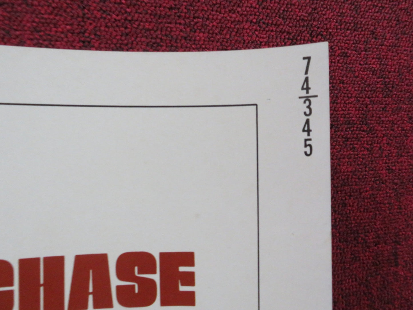 THE ULTIMATE THRILL US HALF SHEET (22"x 28") POSTER BRITT EKLAND B. BROWN 1974 Rendezvous Cinema Movie posters