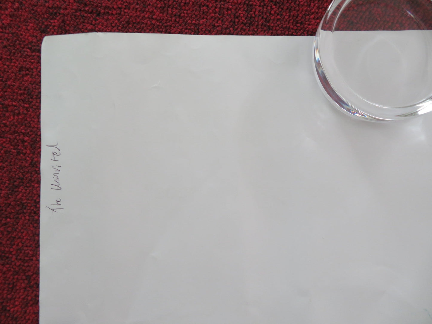 THE UNINVITED UK QUAD ROLLED POSTER RUFUS SEWELL PEDRO PASCAL 2024 Movie posters