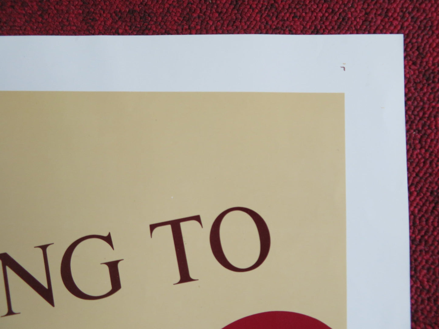 THE WORLD ACCORDING TO GARP - B FOLDED US ONE SHEET POSTER ROBIN WILLIAMS 1982 Rendezvous Cinema Movie posters