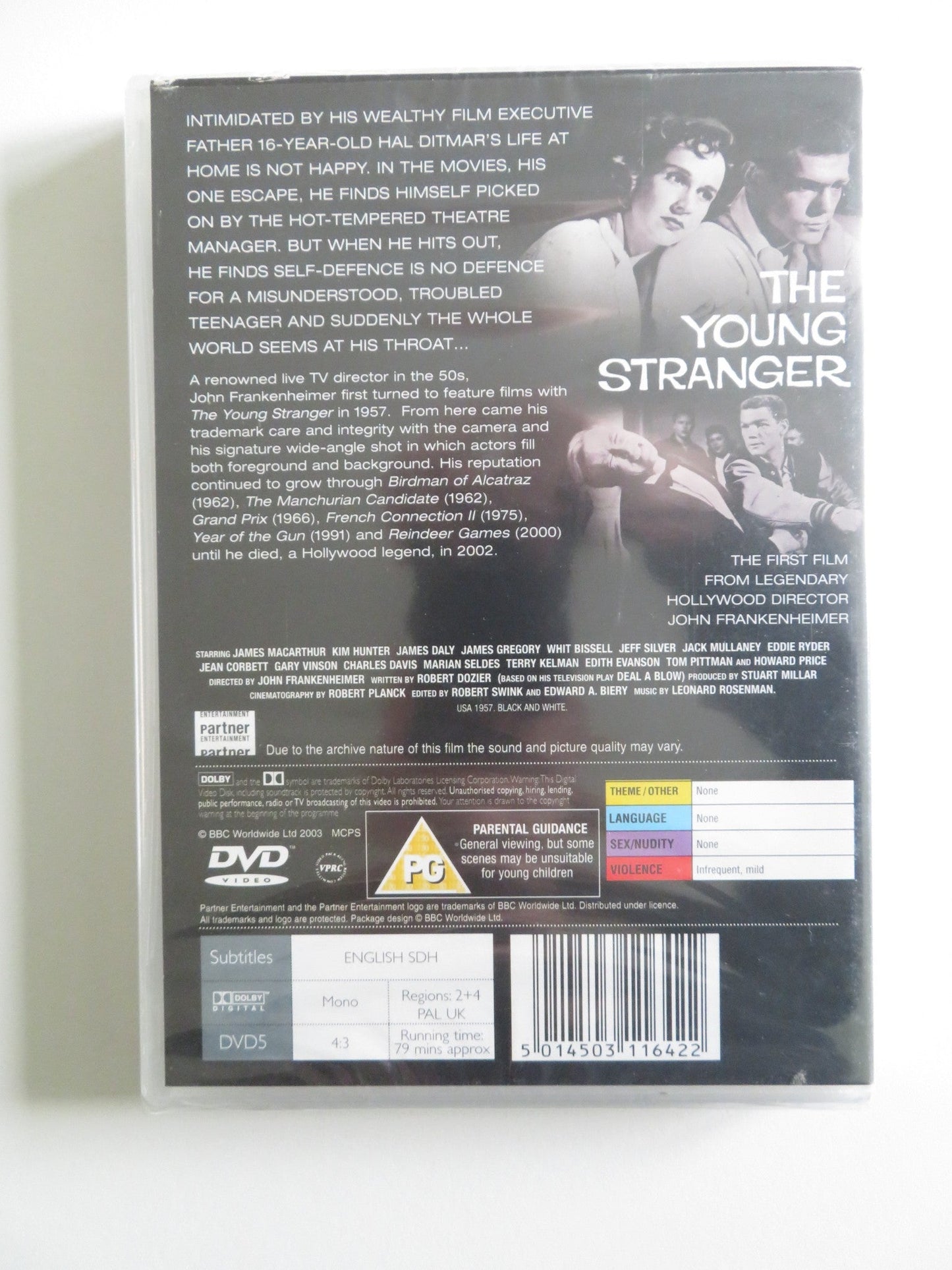 THE YOUNG STRANGER (DVD) JAMES MACARTHUR KIM HUNTER 1957 REGION 2, 4 Rendezvous Cinema Movie posters