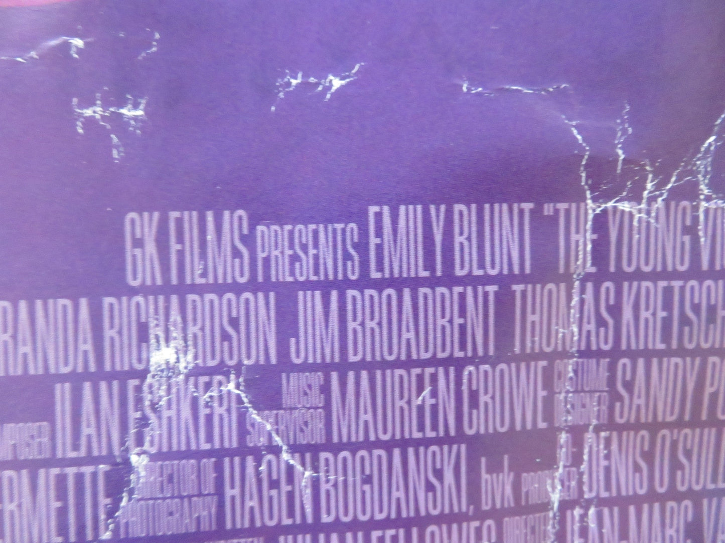 THE YOUNG VICTORIA UK QUAD ROLLED POSTER EMILY BLUNT RUPERT FRIEND 2009 Rendezvous Cinema Movie posters