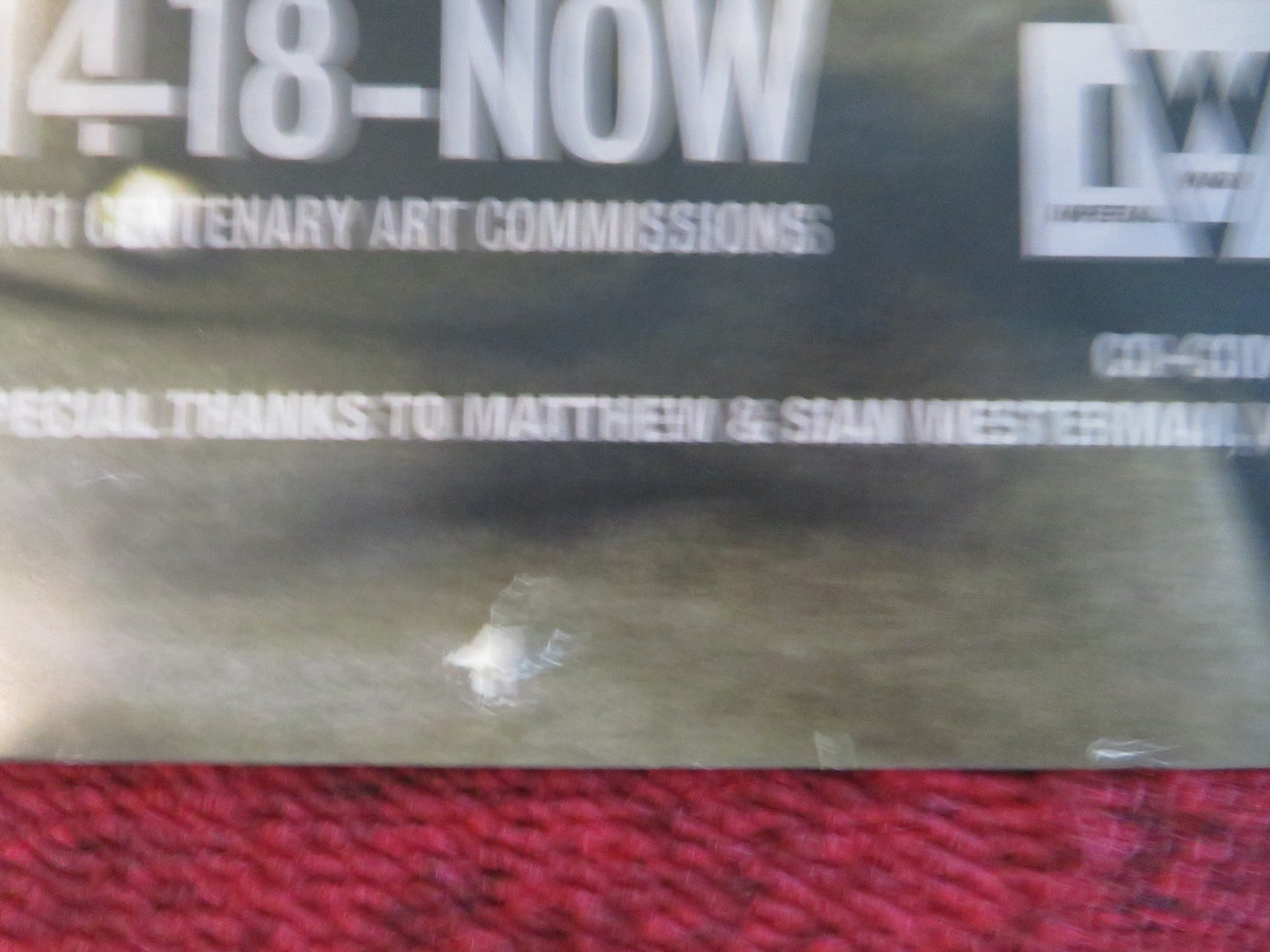 THEY SHALL NOT GROW OLD UK QUAD ROLLED POSTER THOMAS ADLAM WILLIAM ARGENT 2018 Movie posters