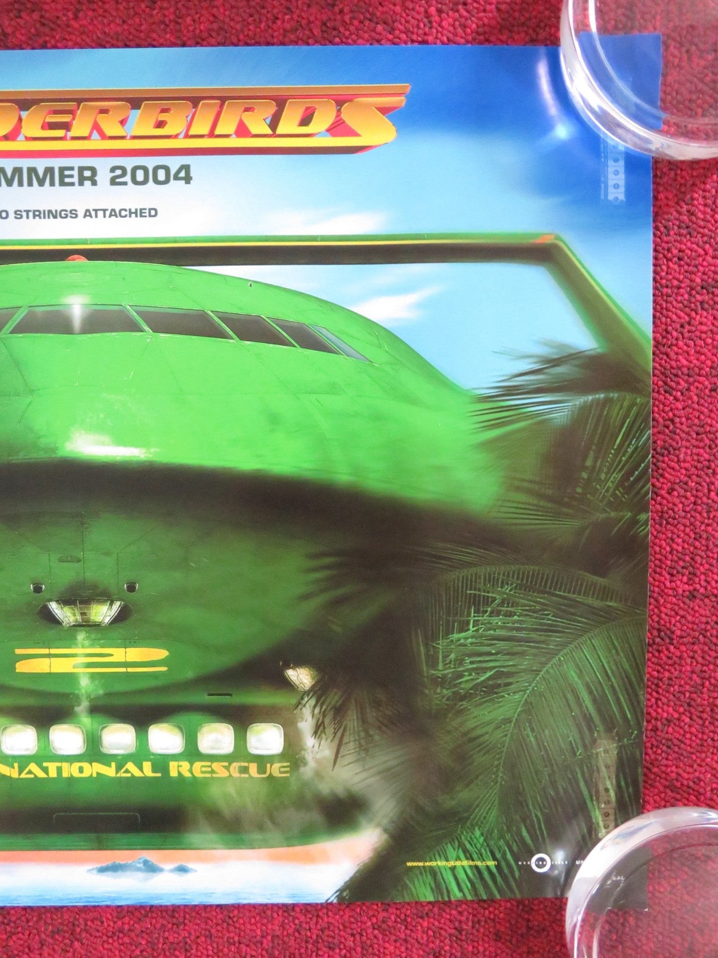 THUNDERBIRDS UK MINI QUAD POSTER BRADY CORBET DEBORA WESTON 2004 Rendezvous Cinema Movie posters