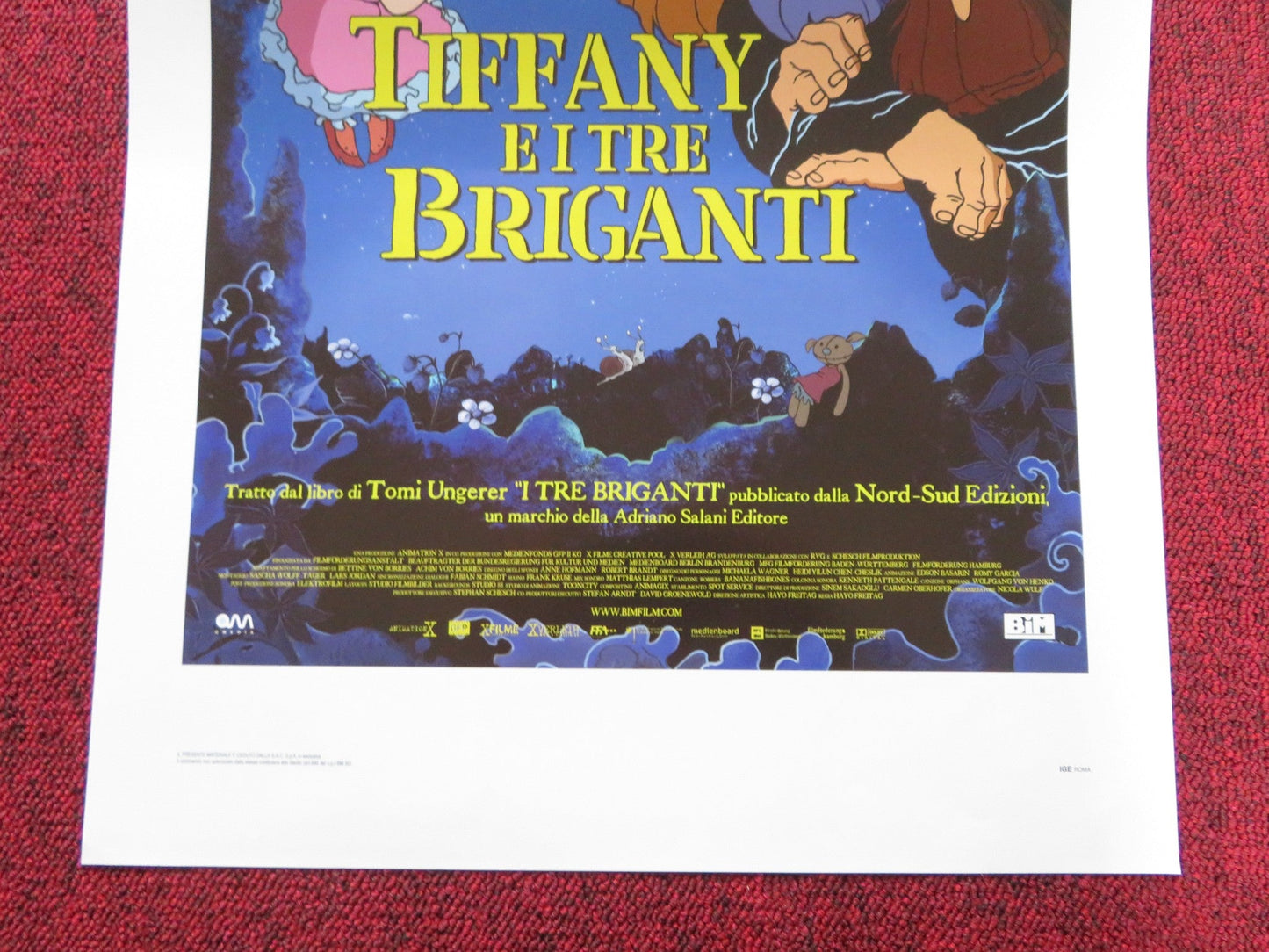 TIFFANY E I TRE BRIGANTI ITALIAN LOCANDINA POSTER JOACHIM KROL BELA B 2008 Rendezvous Cinema Movie posters