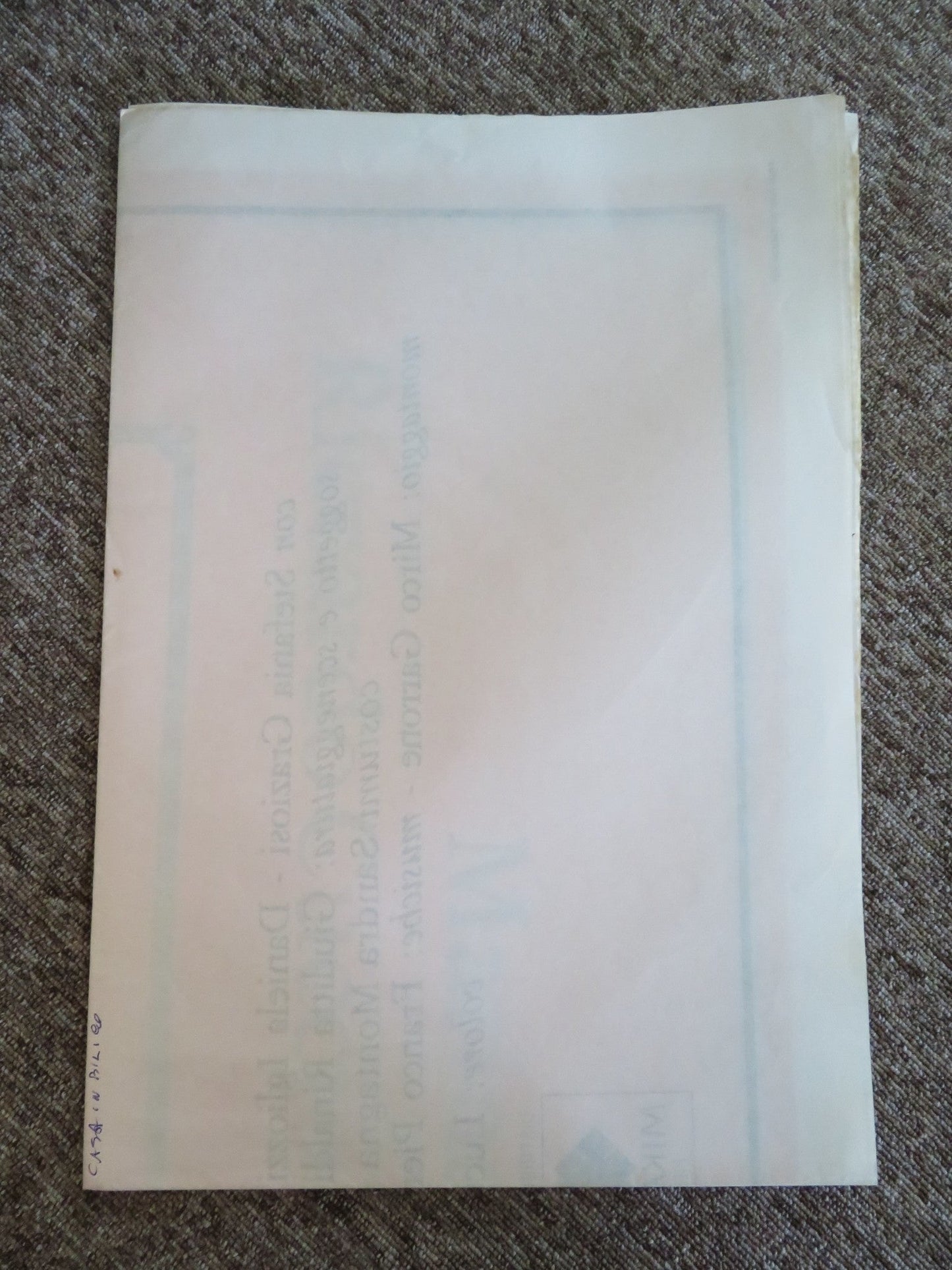 TOTTERING IN THE DARK ITALIAN 2 FOGLIO POSTER MARINA VLADY R. CUCCIOLLA 1987 Rendezvous Cinema Movie posters