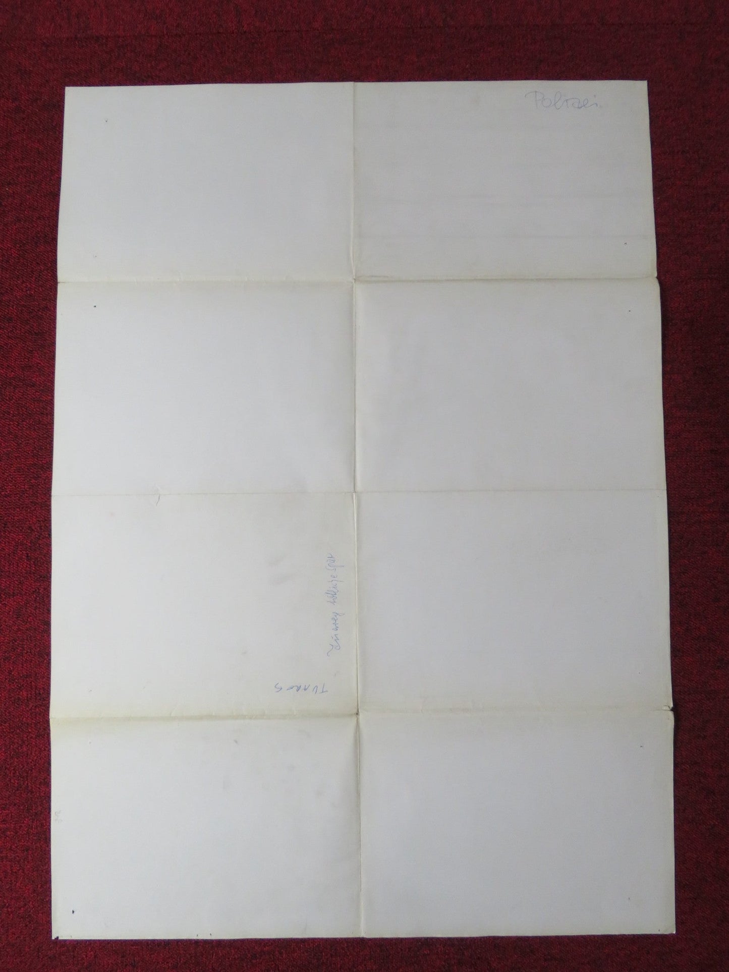 TUAREG: THE DESERT WARRIOR GERMAN A1 POSTER FOLDED MARK HARMON LUIS PRENDES 1984 Rendezvous Cinema Movie posters