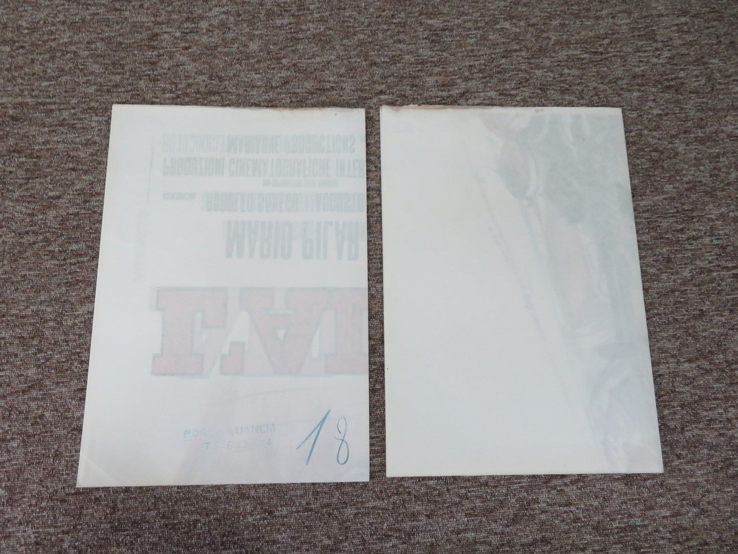 TURN THE OTHER CHEEK ITALIAN 4 FOGLIO POSTER BUD SPENCER TERENCE HILL 1974 Movie posters