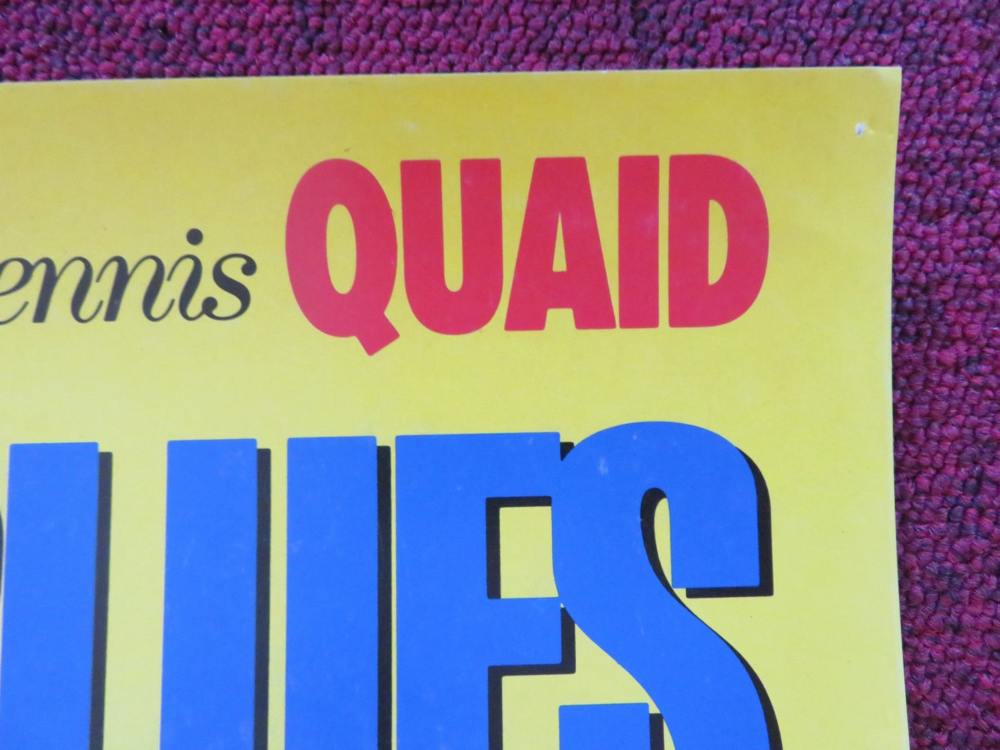 UNDERCOVER BLUES VHS VIDEO POSTER KATHLEEN TURNER DENNIS QUAID 1993 Rendezvous Cinema Movie posters