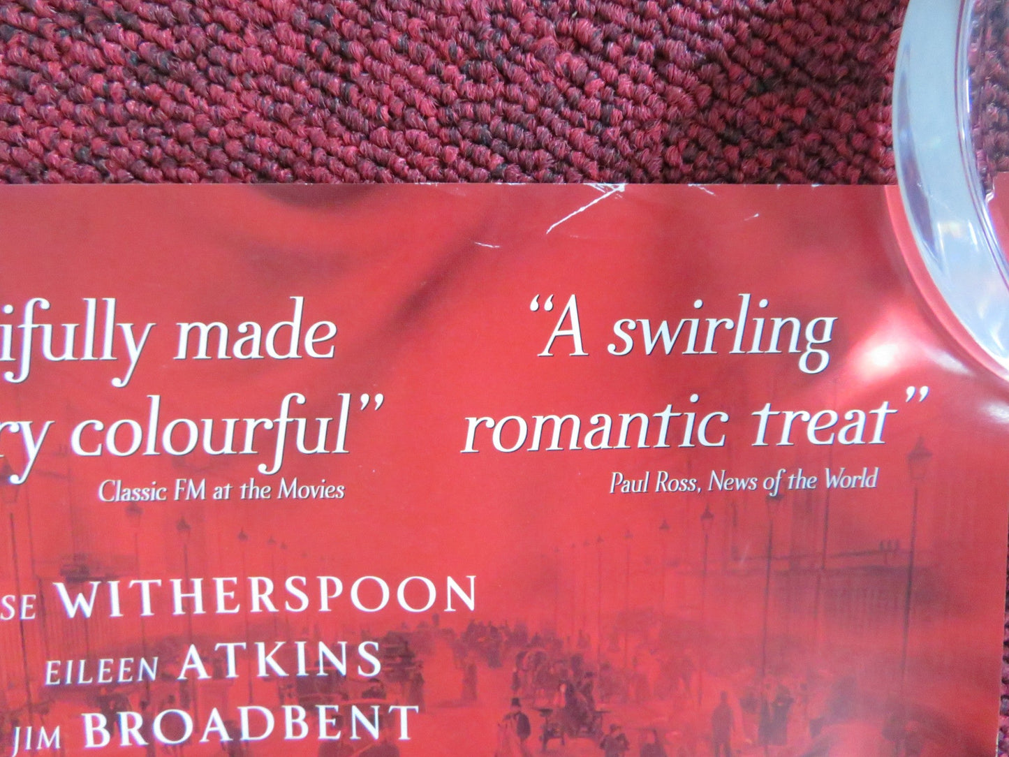 VANITY FAIR UK MINI QUAD POSTER REESE WITHERSPOON GABRIEL BYRNE 2004 Rendezvous Cinema Movie posters