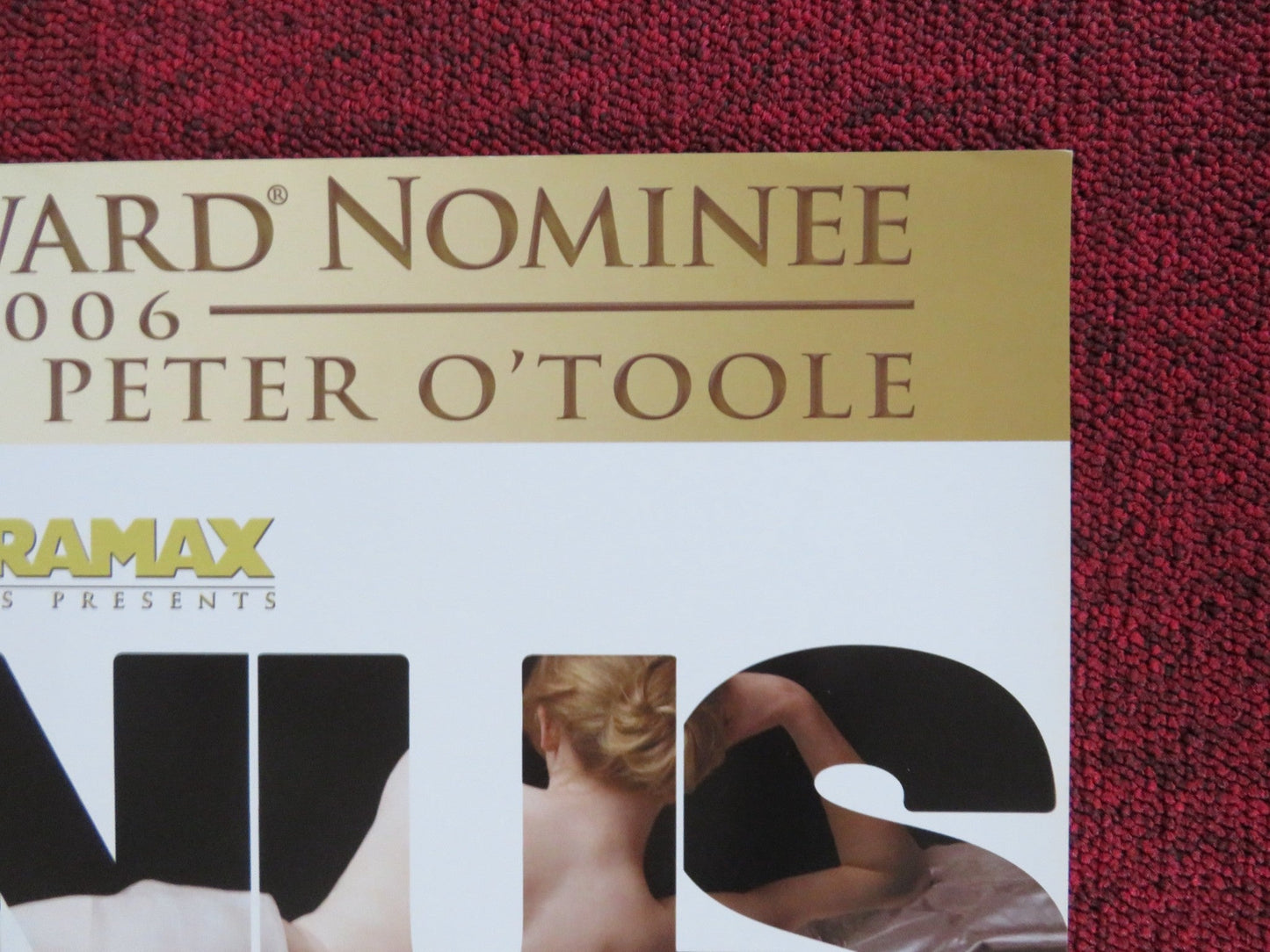 VENUS DVD POSTER PETER O'TOOLE LESLIE PHILLIPS 2006 Rendezvous Cinema Movie posters