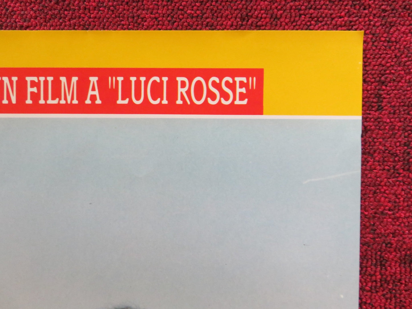 VIETATO AI MINORI - F ITALIAN FOTOBUSTA POSTER ALESSANDRO HABER VALENTINI 1992 Rendezvous Cinema Movie posters