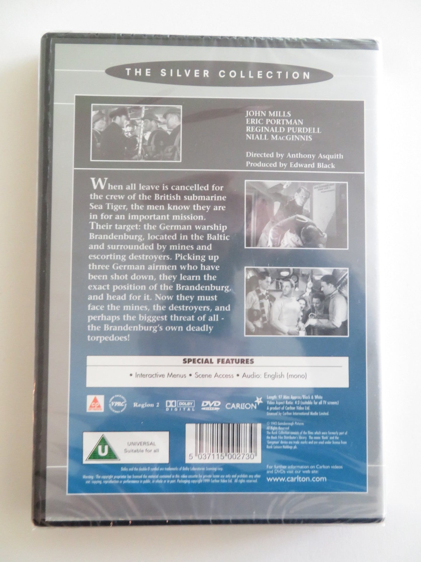 WE DIVE AT DAWN (DVD) JOHN MILLS ERIC PORTMAN 1943 REGION 2 Rendezvous Cinema Movie posters