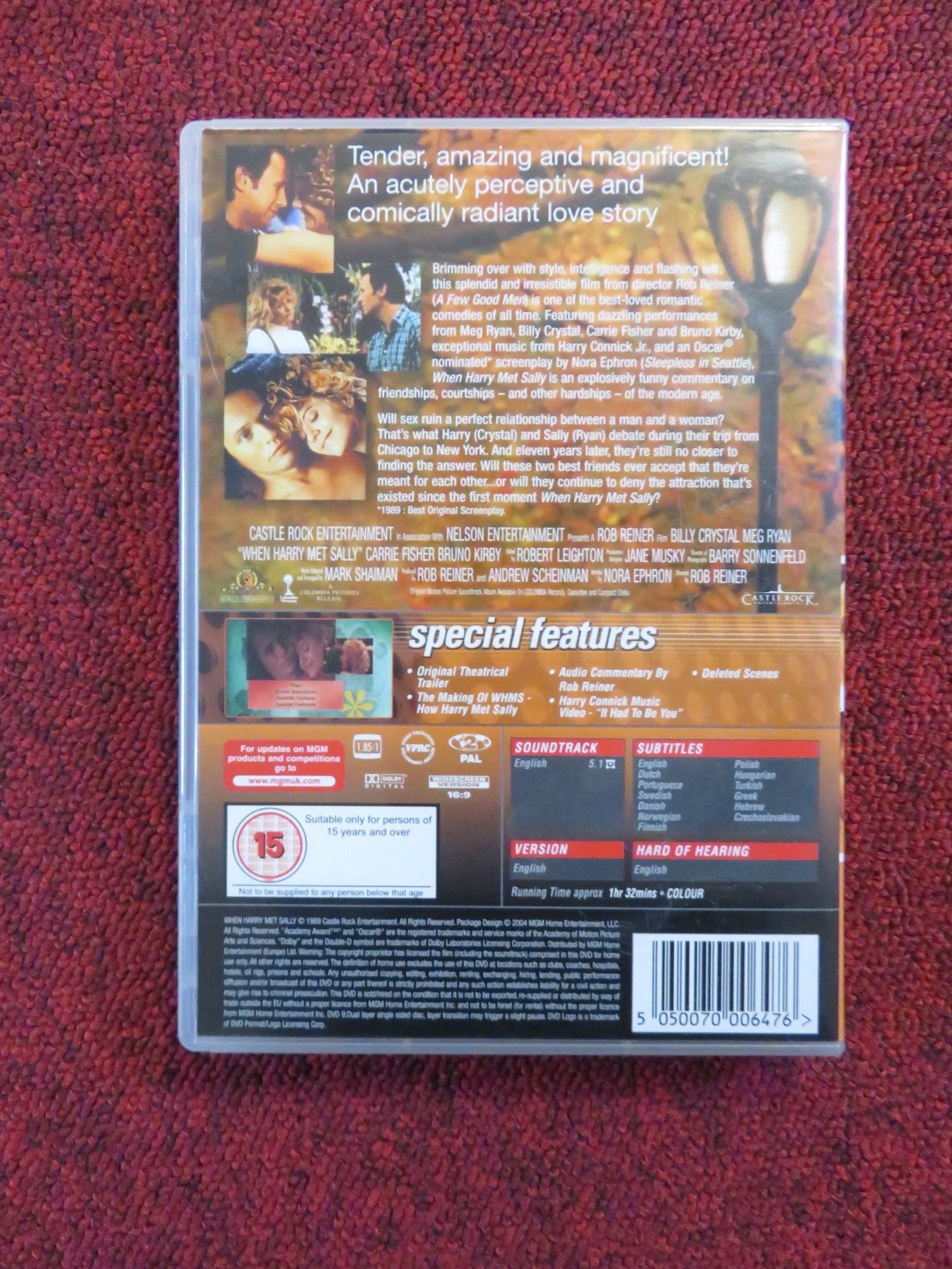 WHEN HARRY MET SALLY... (DVD) BILLY CRYSTAL MEG RYAN 1989 REGION 2 Rendezvous Cinema Movie posters