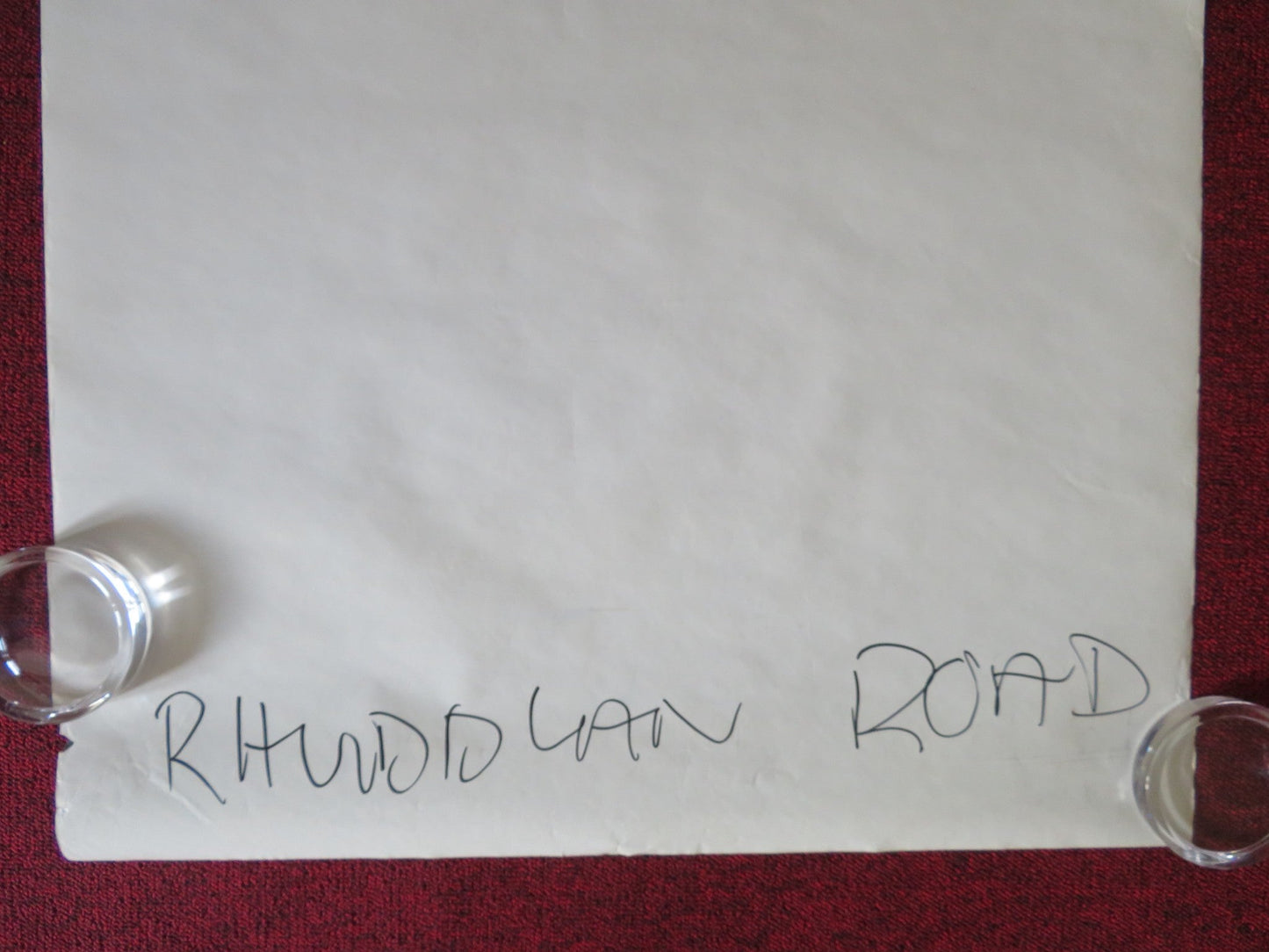 WHEREVER YOU ARE VHS VIDEO POSTER ROLLED JULIAN SANDS RENEE SOUTENDIJK 1988 Rendezvous Cinema Movie posters