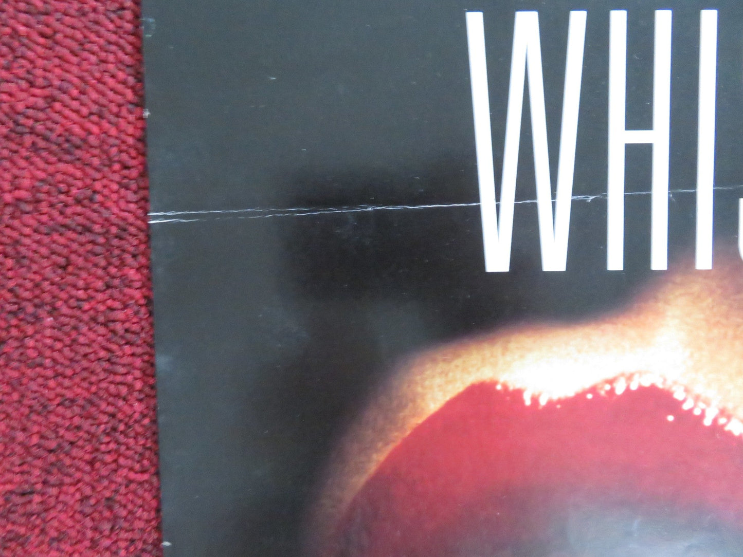 WHISPERS IN THE DARK VHS VIDEO POSTER JILL CLAYBURGH JOHN LEGUIZAMO 1992 Rendezvous Cinema Movie posters