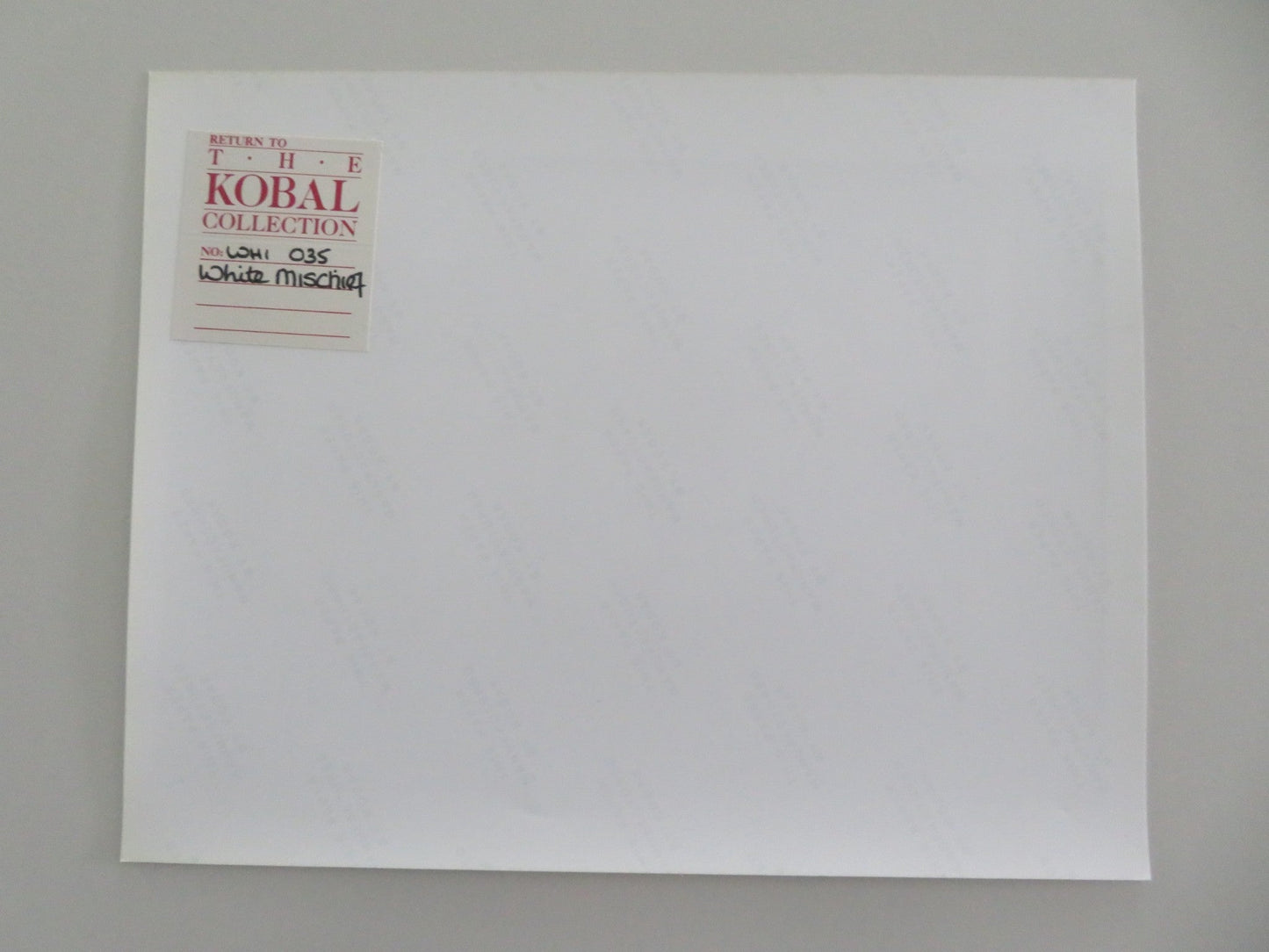 WHITE MISCHIEF MOVIE STILL PHOTO CHARLES DANCE JOHN HURT 1987 Movie posters