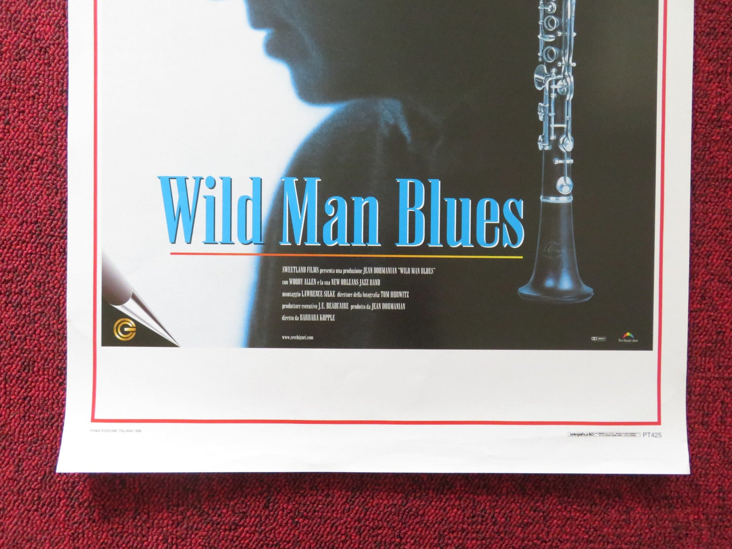 WILD MAN BLUES ITALIAN LOCANDINA POSTER WOODY ALLEN SOON - YI PREVIN 1998 Rendezvous Cinema Movie posters