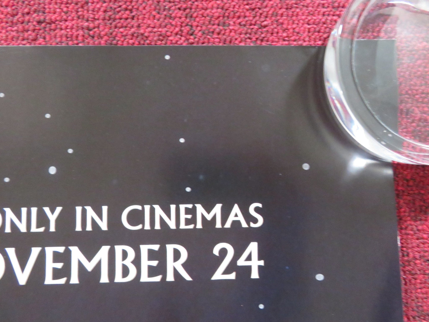 WISH - B UK QUAD ROLLED POSTER DISNEY CHRIS PINE ARIANA DEBOSE 2023 Rendezvous Cinema Movie posters