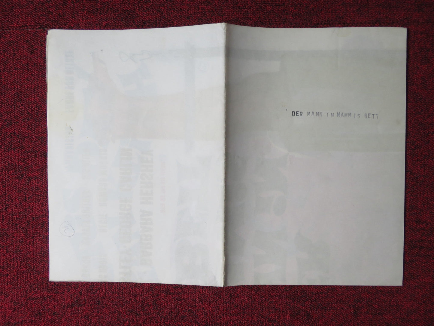 WITH SIX YOU GET EGGROLL GERMAN A1 POSTER FOLDED DORIS DAY BRIAN KEITH 1969 Rendezvous Cinema Movie posters