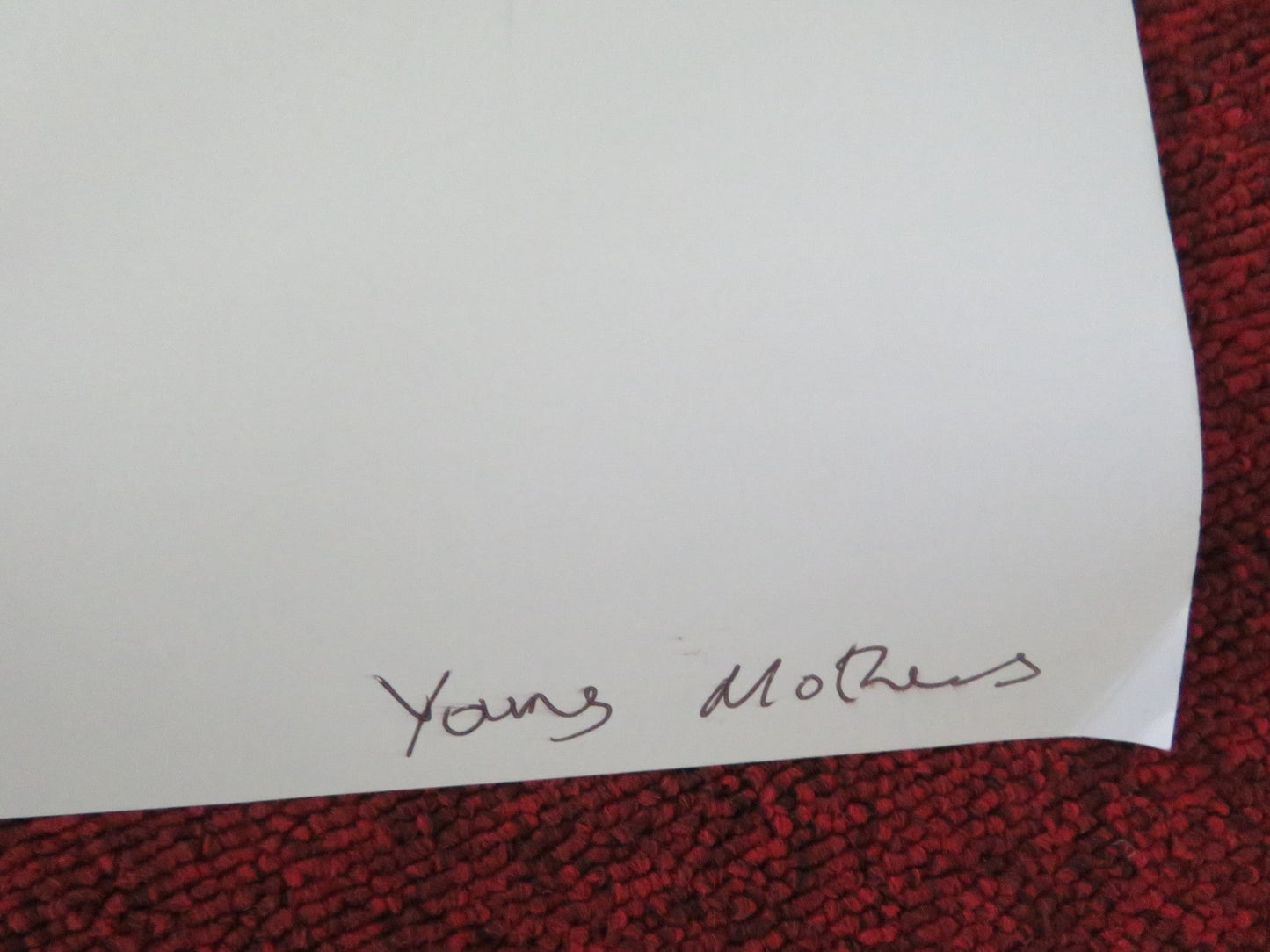 YOUNG MOTHERS UK QUAD ROLLED POSTER BABETTE VERBEEK ELSA HOUBEN 2025 Movie posters