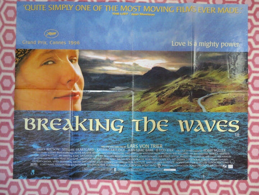 BREAKING THE WAVES BRITISH QUAD (30"x40") POSTER EMILY WATSON UDO KIER 1996