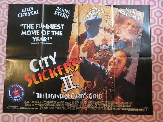 CITY SLICKERS 2 THE LEGEND OF CURLY'S GOLD BRITISH QUAD (30" x 40") POSTER 1994