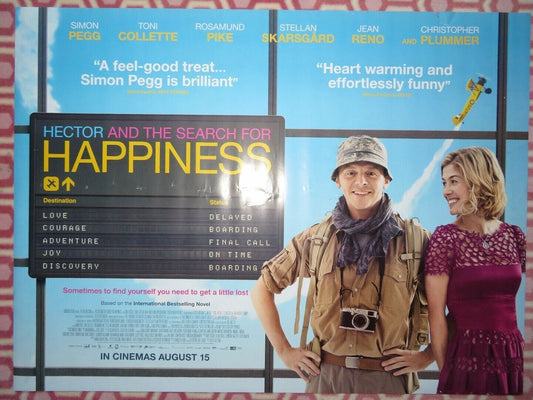 HECTOR ND THE SEARCH FOR HAPPINESS QUAD (30"x 40") ROLLED POSTER SIMON PEGG 2014